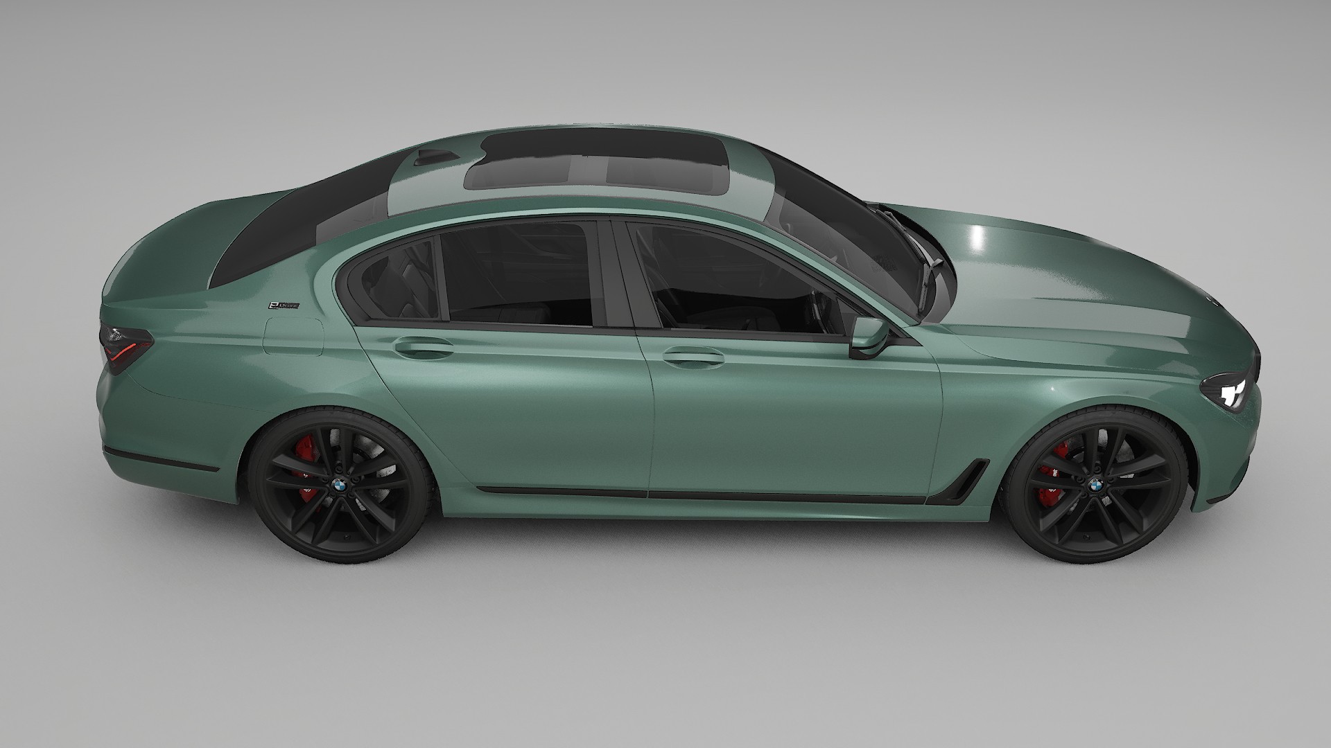 BMW 7 G11 G12 facelift LCI TPU Lackskyddsfilm | EVERGREEN Färgskiftande PPF – Komplett Förskuret Kit