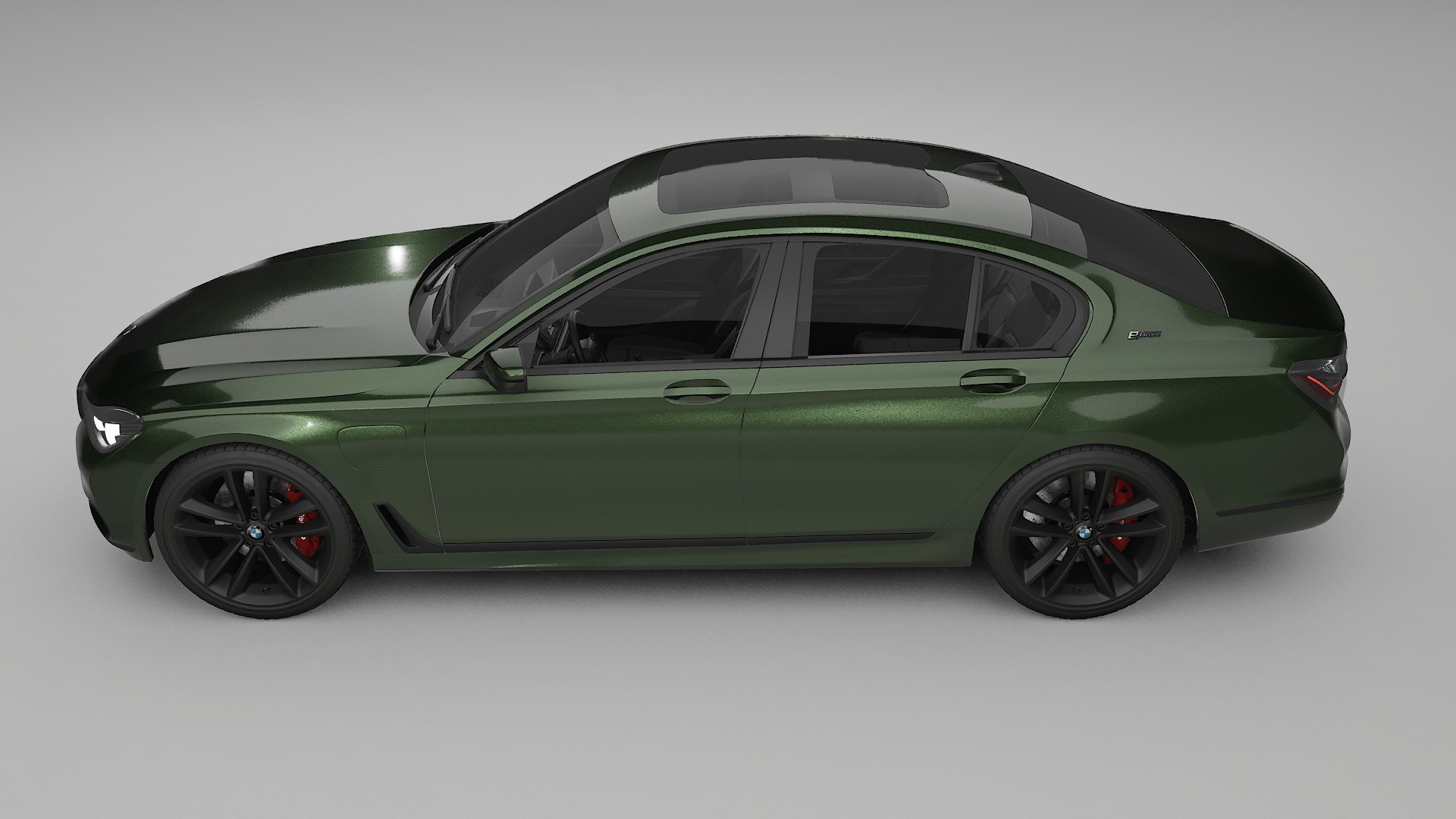 BMW 7 G11 G12 facelift LCI TPU Lackskyddsfilm | LAGOON Färgskiftande PPF – Komplett Förskuret Kit