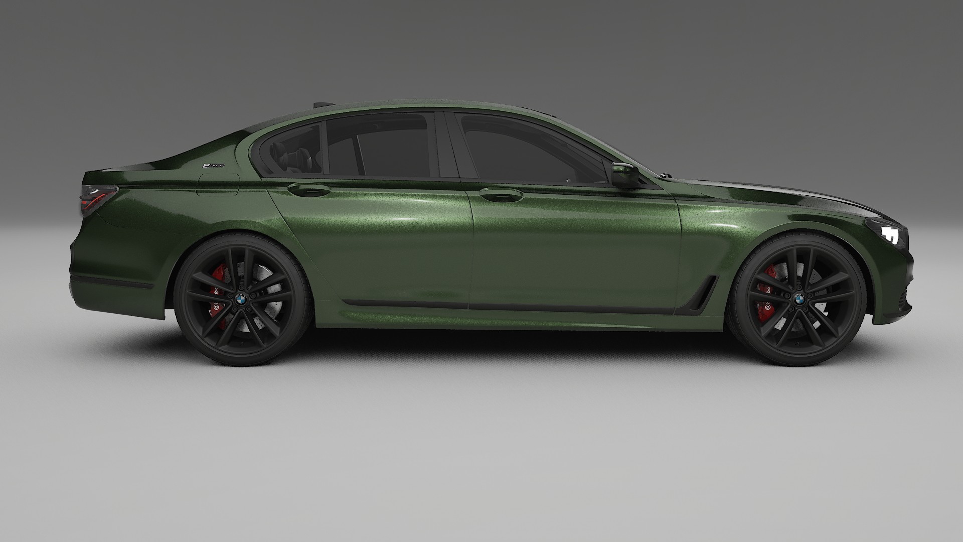 BMW 7 G11 G12 facelift LCI TPU Lackskyddsfilm | LAGOON Färgskiftande PPF – Komplett Förskuret Kit