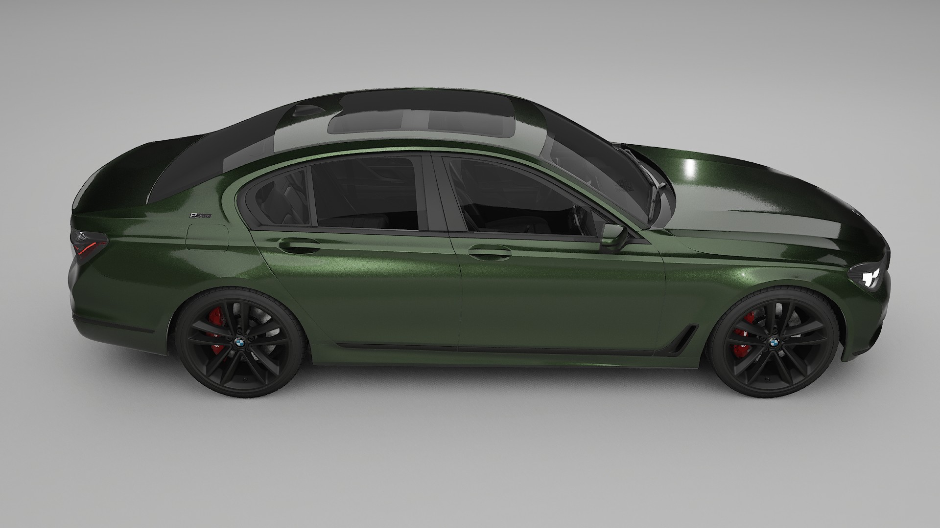 BMW 7 G11 G12 facelift LCI TPU Lackskyddsfilm | LAGOON Färgskiftande PPF – Komplett Förskuret Kit