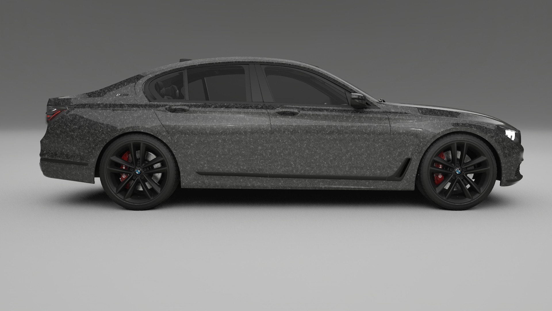 BMW 7 G11 G12 facelift LCI TPU Lackskyddsfilm | FORGED S Färgskiftande PPF – Komplett Förskuret Kit