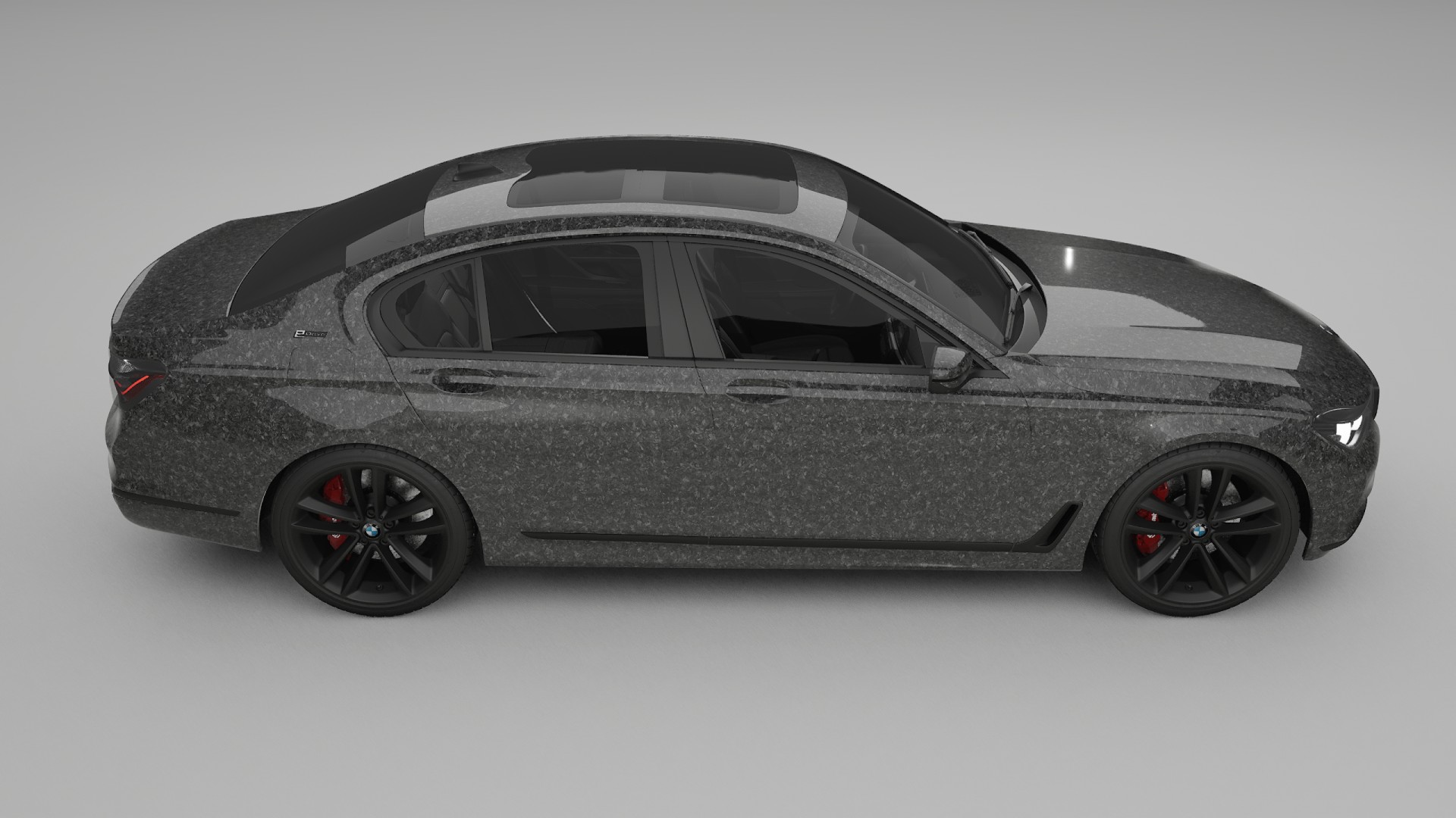 BMW 7 G11 G12 facelift LCI TPU Lackskyddsfilm | FORGED S Färgskiftande PPF – Komplett Förskuret Kit