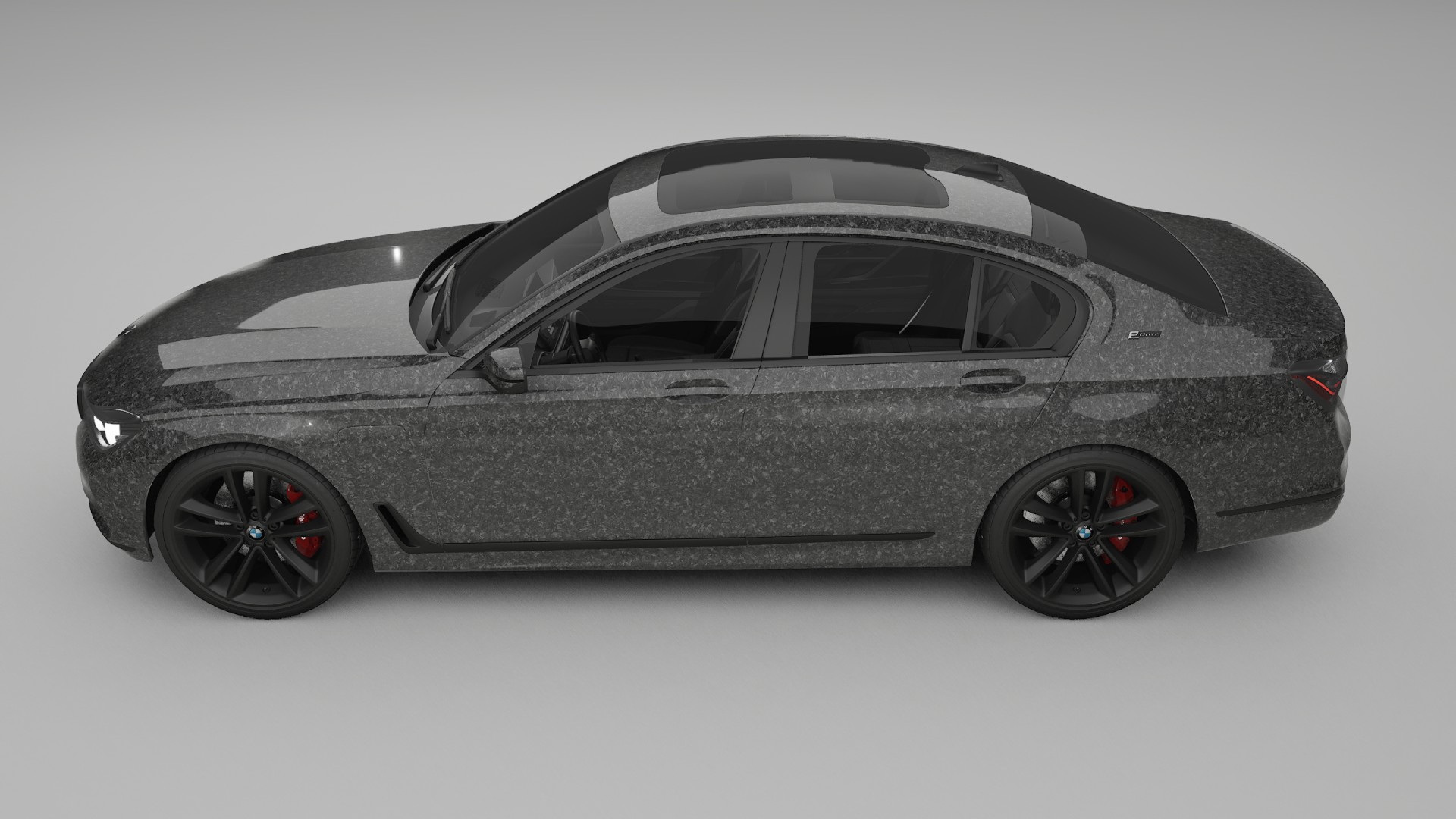 BMW 7 G11 G12 facelift LCI TPU Lackskyddsfilm | FORGED S Färgskiftande PPF – Komplett Förskuret Kit