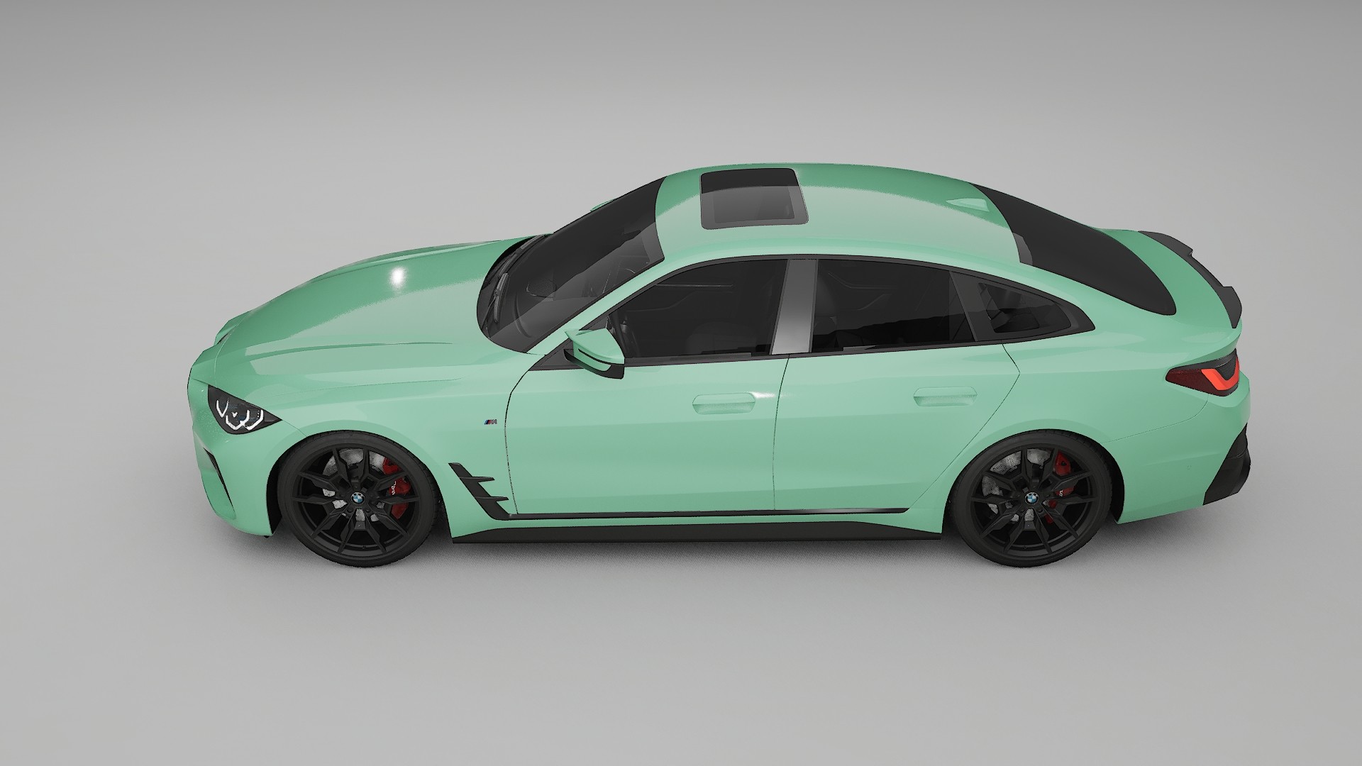 BMW I4 G26 M Package TPU Lackskyddsfilm | DUSTY Färgskiftande PPF – Komplett Förskuret Kit