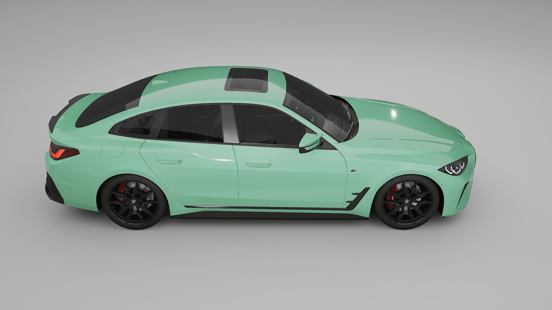 BMW I4 G26 M Package TPU Lackskyddsfilm | DUSTY Färgskiftande PPF – Komplett Förskuret Kit