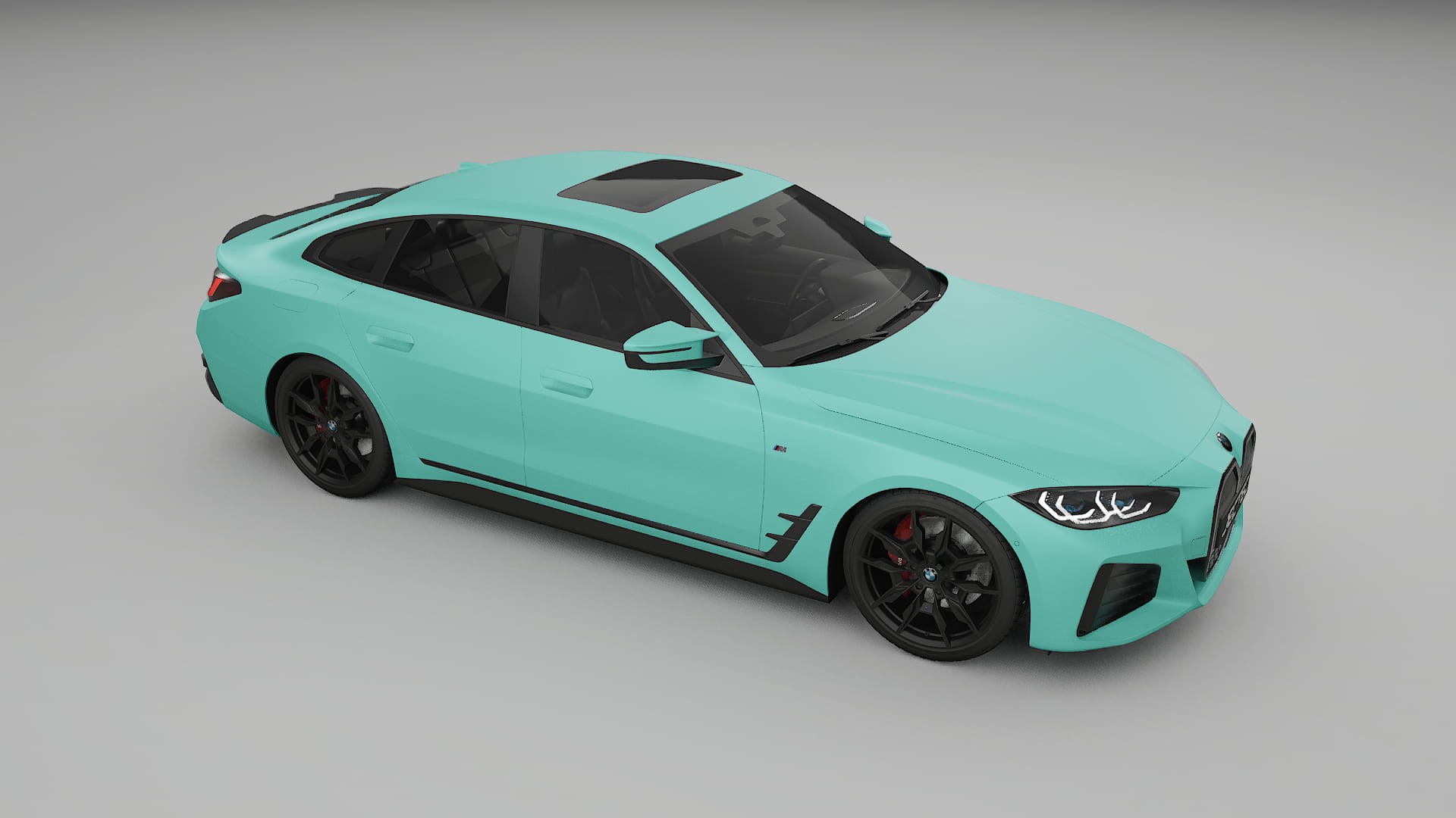 BMW I4 G26 M Package TPU Lackskyddsfilm | FROST Färgskiftande PPF – Komplett Förskuret Kit