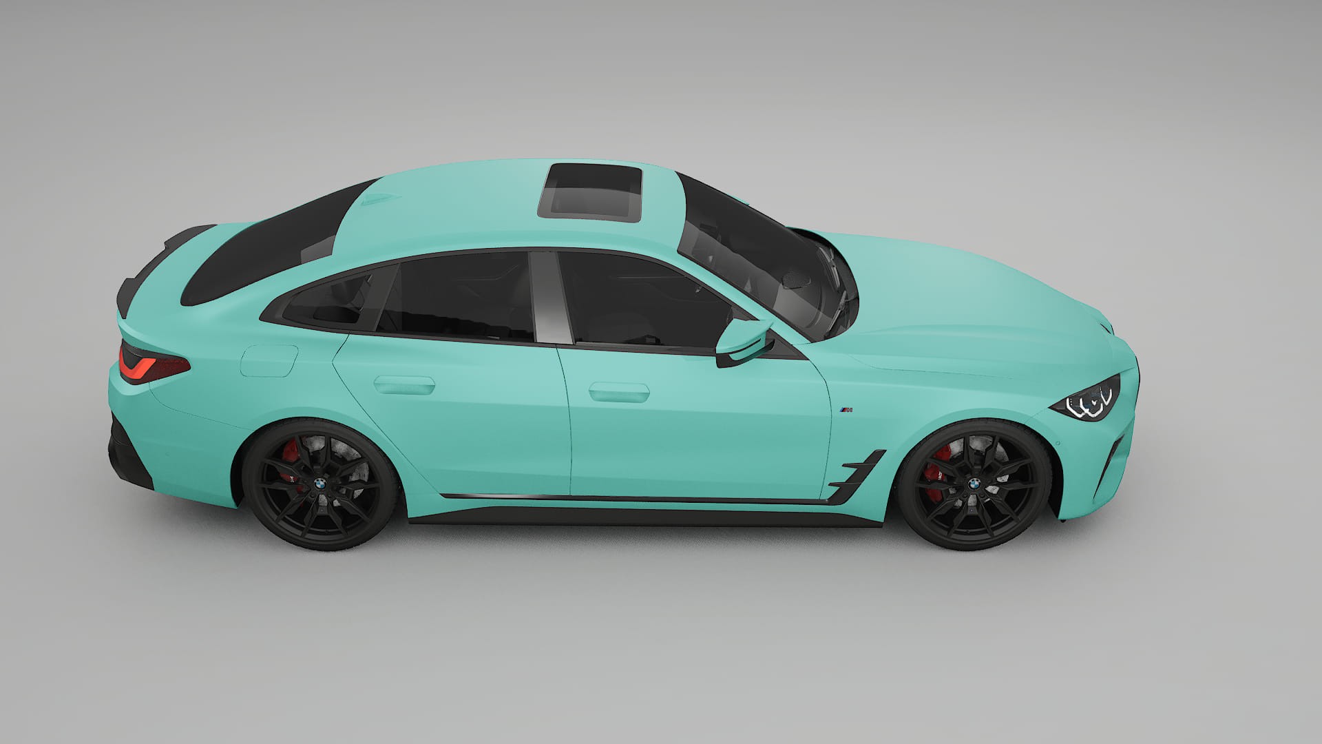 BMW I4 G26 M Package TPU Lackskyddsfilm | FROST Färgskiftande PPF – Komplett Förskuret Kit