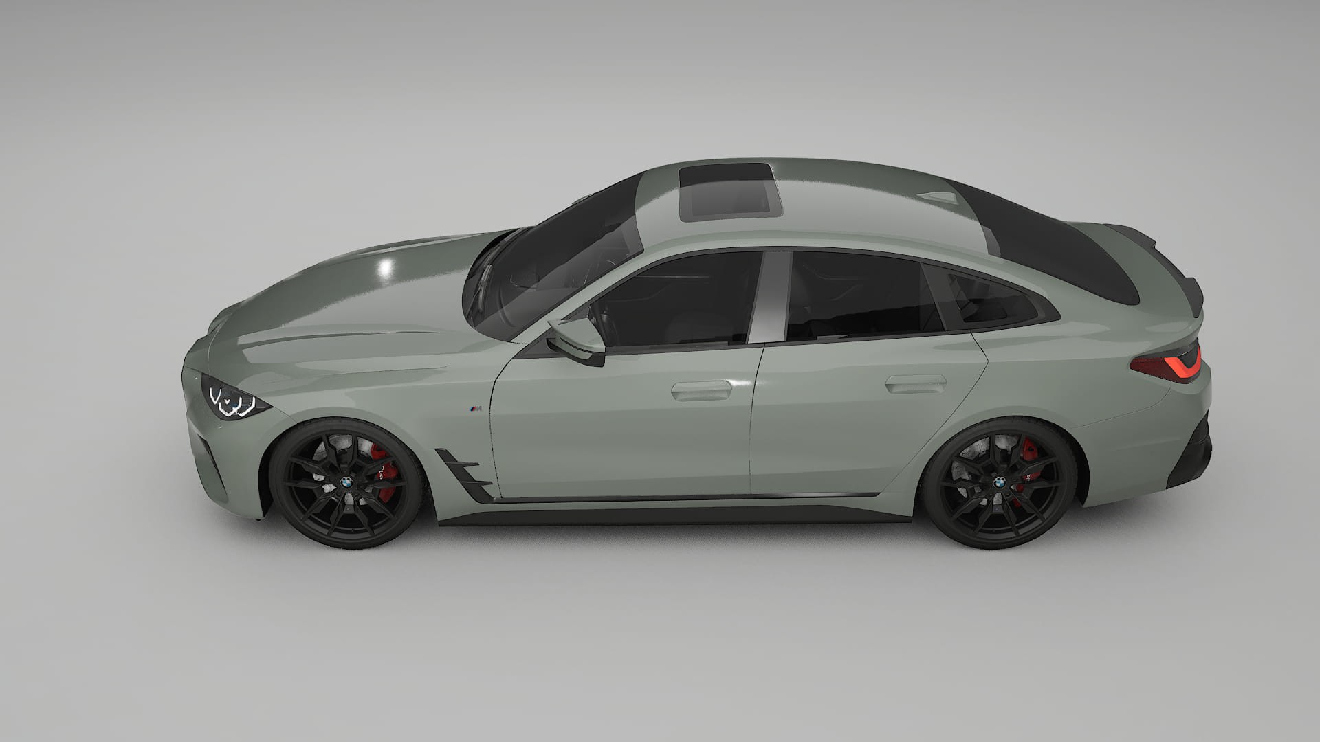 BMW I4 G26 M Package TPU Lackskyddsfilm | SLATE Färgskiftande PPF – Komplett Förskuret Kit