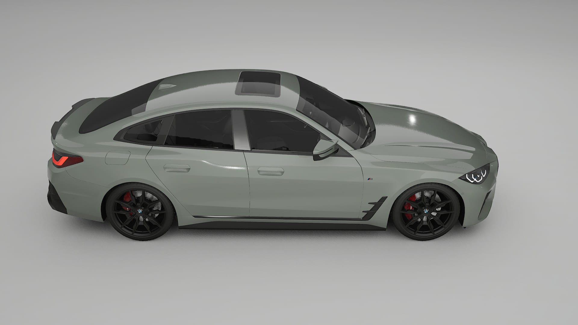 BMW I4 G26 M Package TPU Lackskyddsfilm | SLATE Färgskiftande PPF – Komplett Förskuret Kit