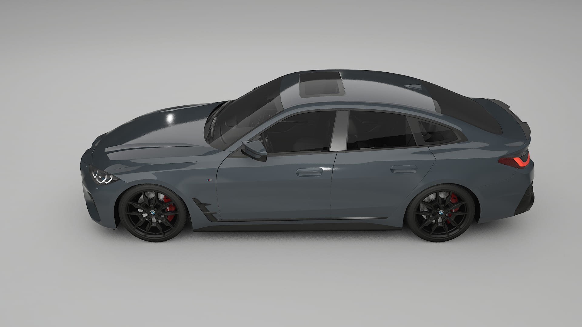 BMW I4 G26 M Package TPU Lackskyddsfilm | GRANITE Färgskiftande PPF – Komplett Förskuret Kit