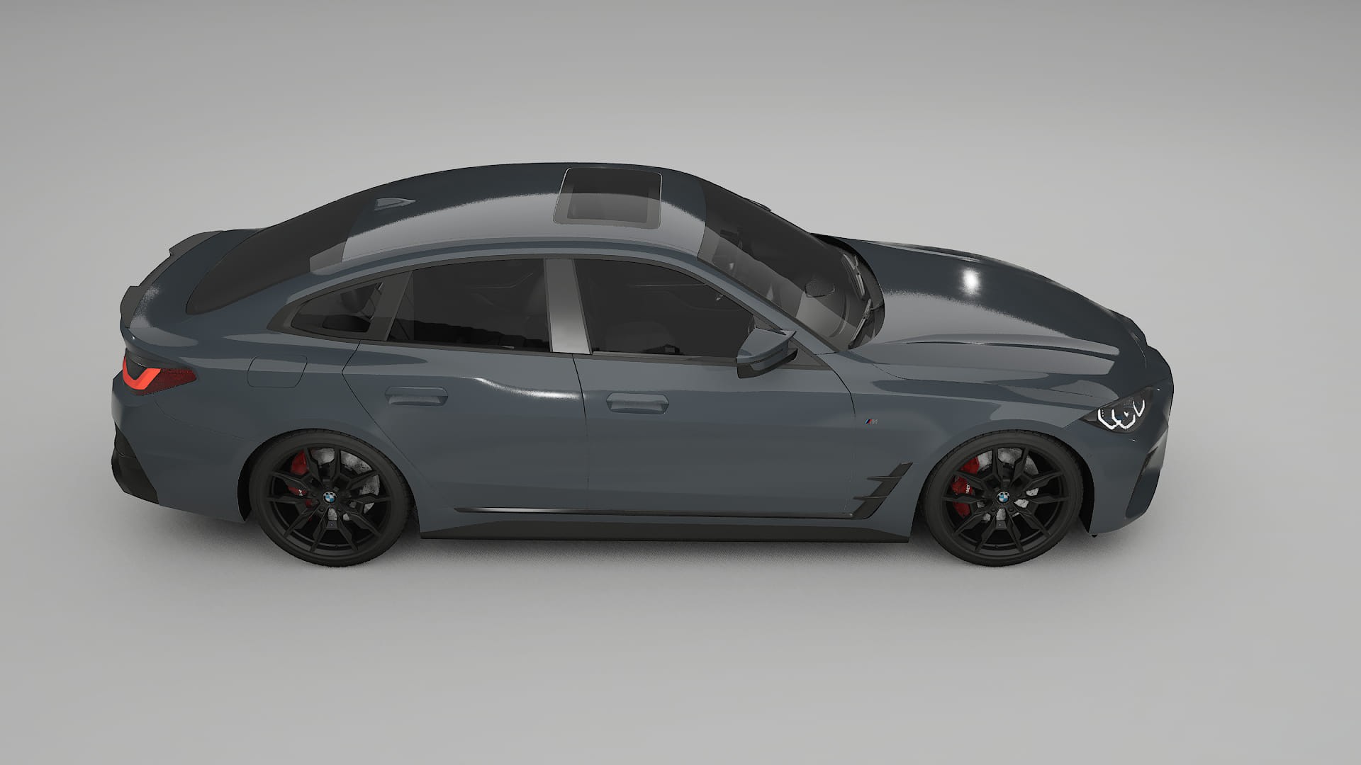 BMW I4 G26 M Package TPU Lackskyddsfilm | GRANITE Färgskiftande PPF – Komplett Förskuret Kit