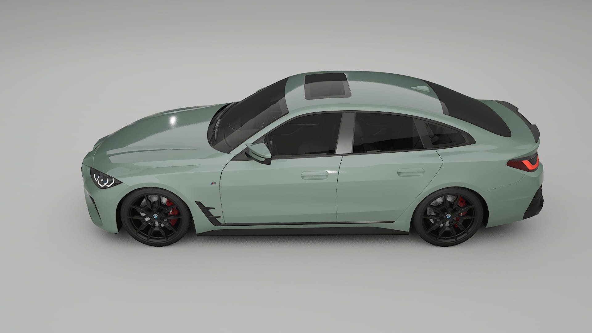 BMW I4 G26 M Package TPU Lackskyddsfilm | CINDER Färgskiftande PPF – Komplett Förskuret Kit