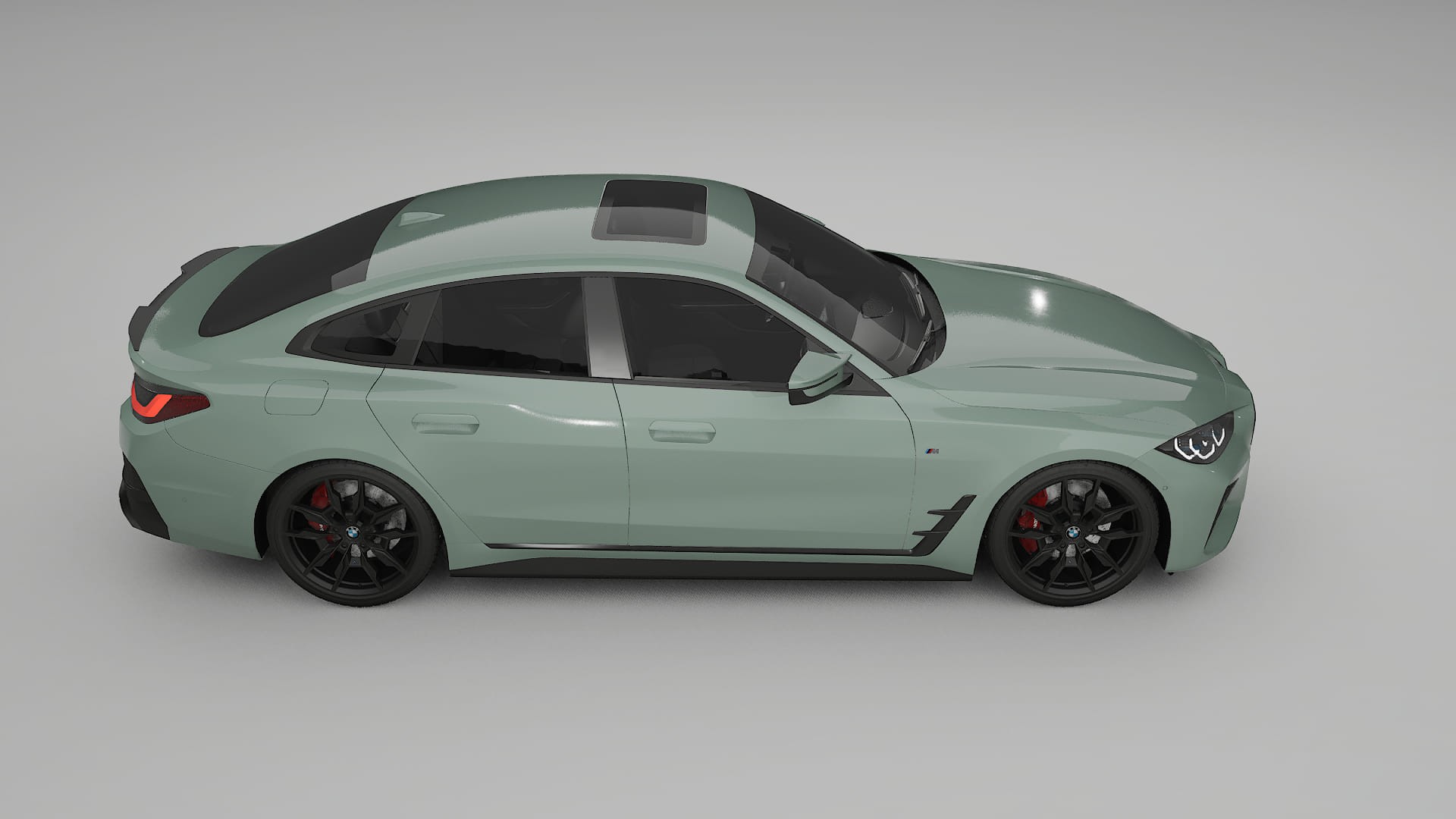 BMW I4 G26 M Package TPU Lackskyddsfilm | CINDER Färgskiftande PPF – Komplett Förskuret Kit