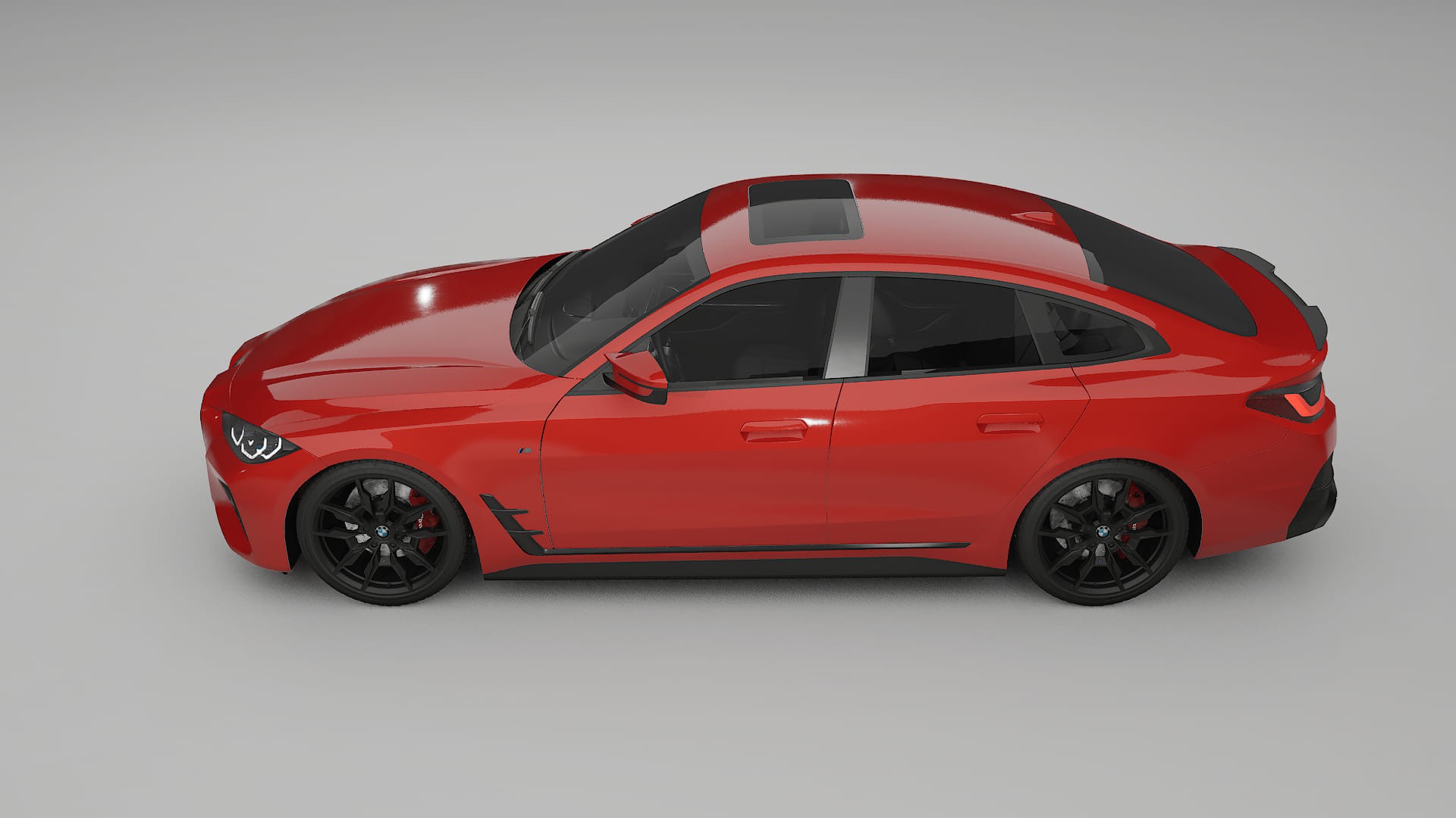 BMW I4 G26 M Package TPU Lackskyddsfilm | BLAZE Färgskiftande PPF – Komplett Förskuret Kit