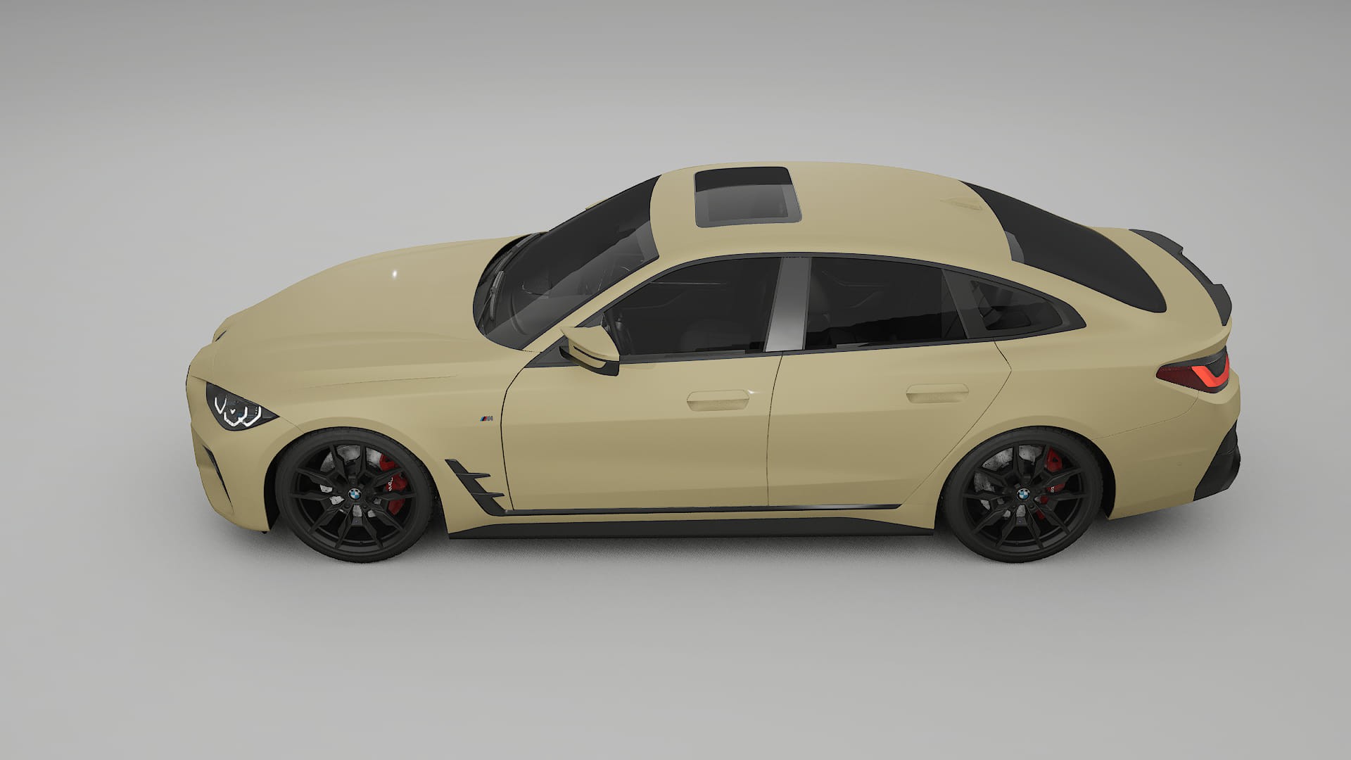 BMW I4 G26 M Package TPU Lackskyddsfilm | SAND Färgskiftande PPF – Komplett Förskuret Kit