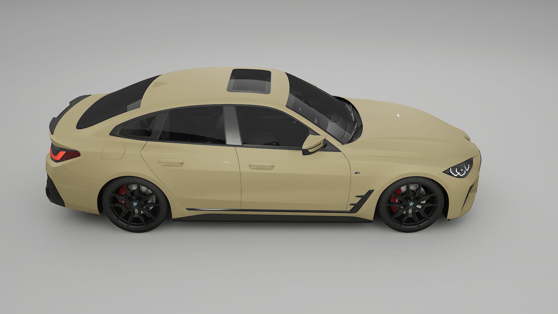 BMW I4 G26 M Package TPU Lackskyddsfilm | SAND Färgskiftande PPF – Komplett Förskuret Kit