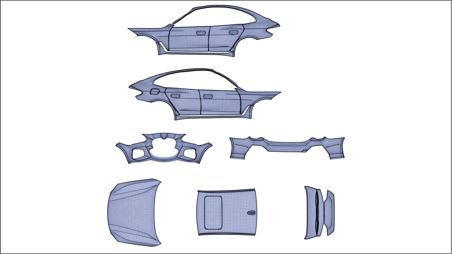 BMW I4 G26 M Package TPU Lackskyddsfilm | VIOLET Färgskiftande PPF – Komplett Förskuret Kit 2