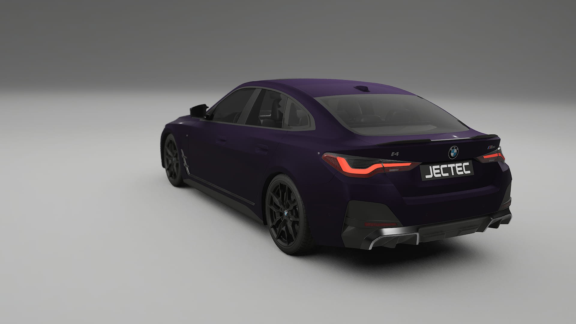 BMW I4 G26 M Package TPU Lackskyddsfilm | VIOLET Färgskiftande PPF – Komplett Förskuret Kit