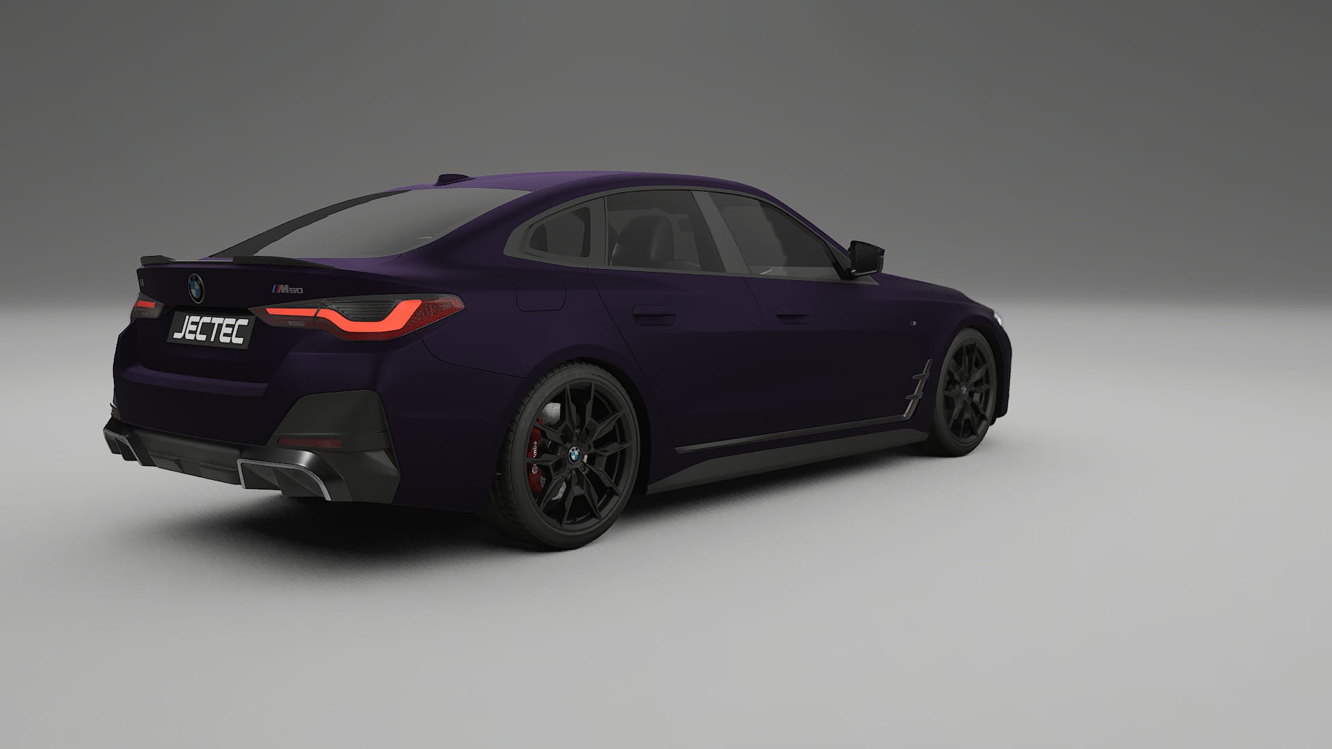 BMW I4 G26 M Package TPU Lackskyddsfilm | VIOLET Färgskiftande PPF – Komplett Förskuret Kit