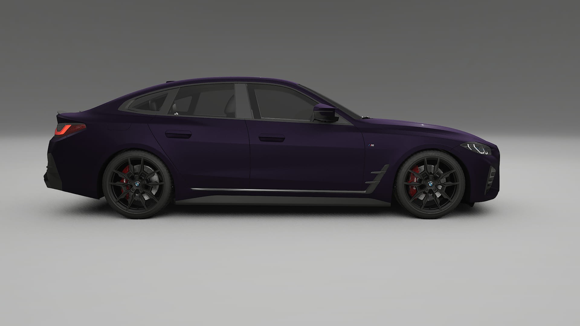 BMW I4 G26 M Package TPU Lackskyddsfilm | VIOLET Färgskiftande PPF – Komplett Förskuret Kit