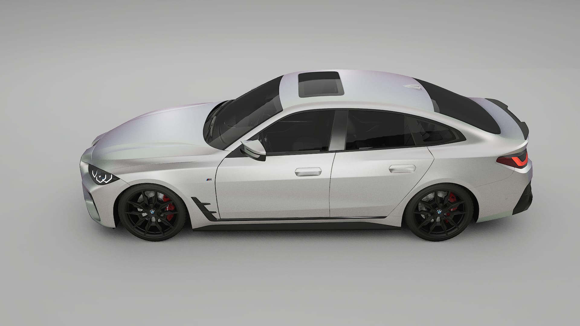 BMW I4 G26 M Package TPU Lackskyddsfilm | NEBULA Färgskiftande PPF – Komplett Förskuret Kit