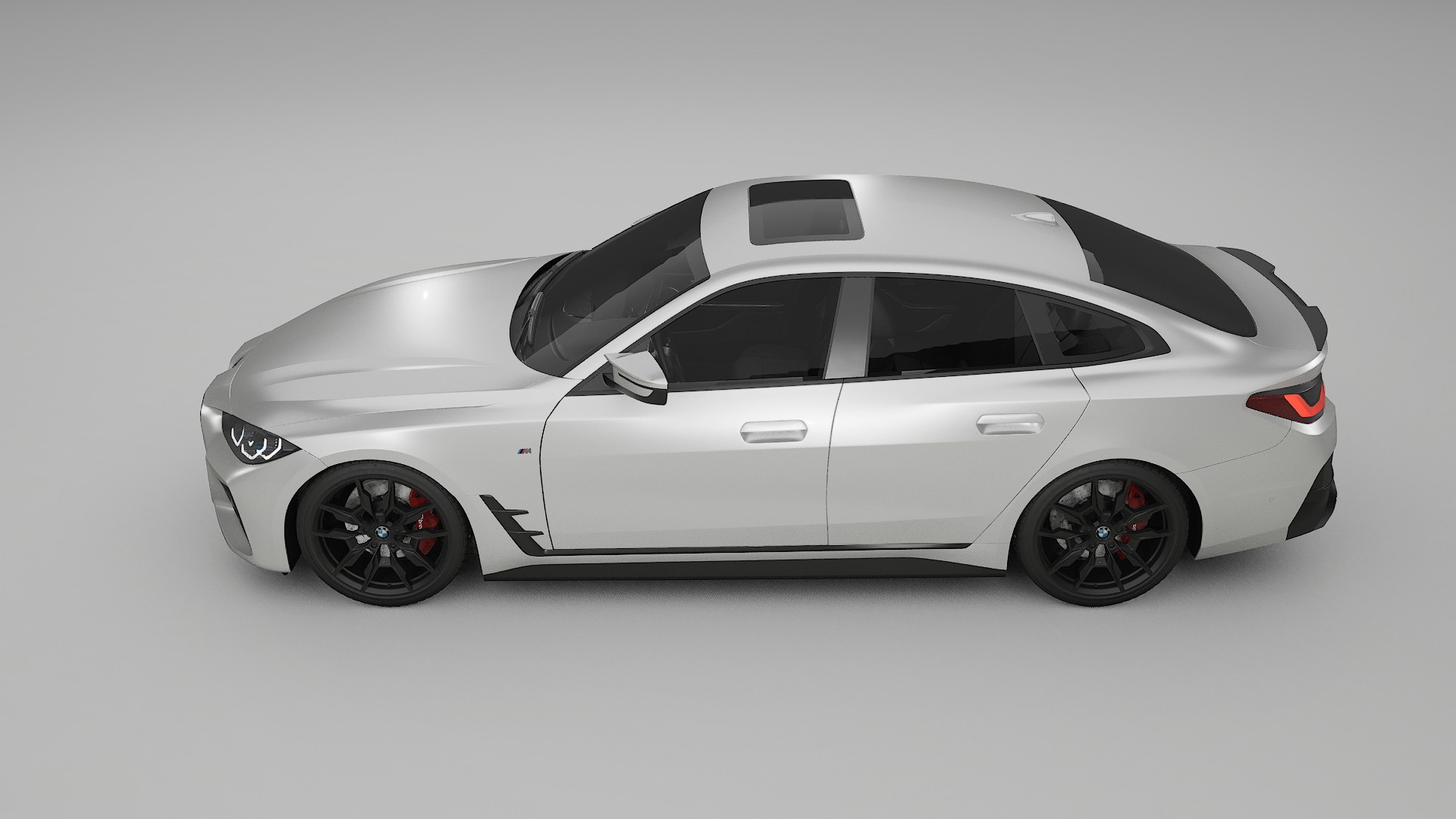 BMW I4 G26 M Package TPU Lackskyddsfilm | OPAL Färgskiftande PPF – Komplett Förskuret Kit