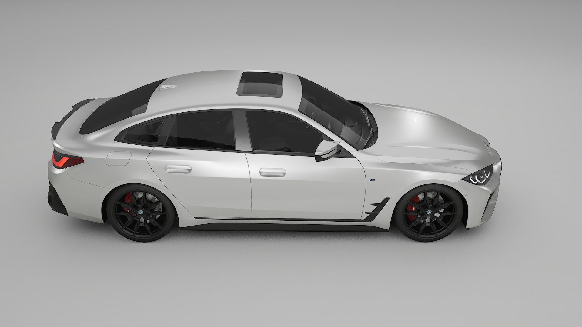 BMW I4 G26 M Package TPU Lackskyddsfilm | OPAL Färgskiftande PPF – Komplett Förskuret Kit