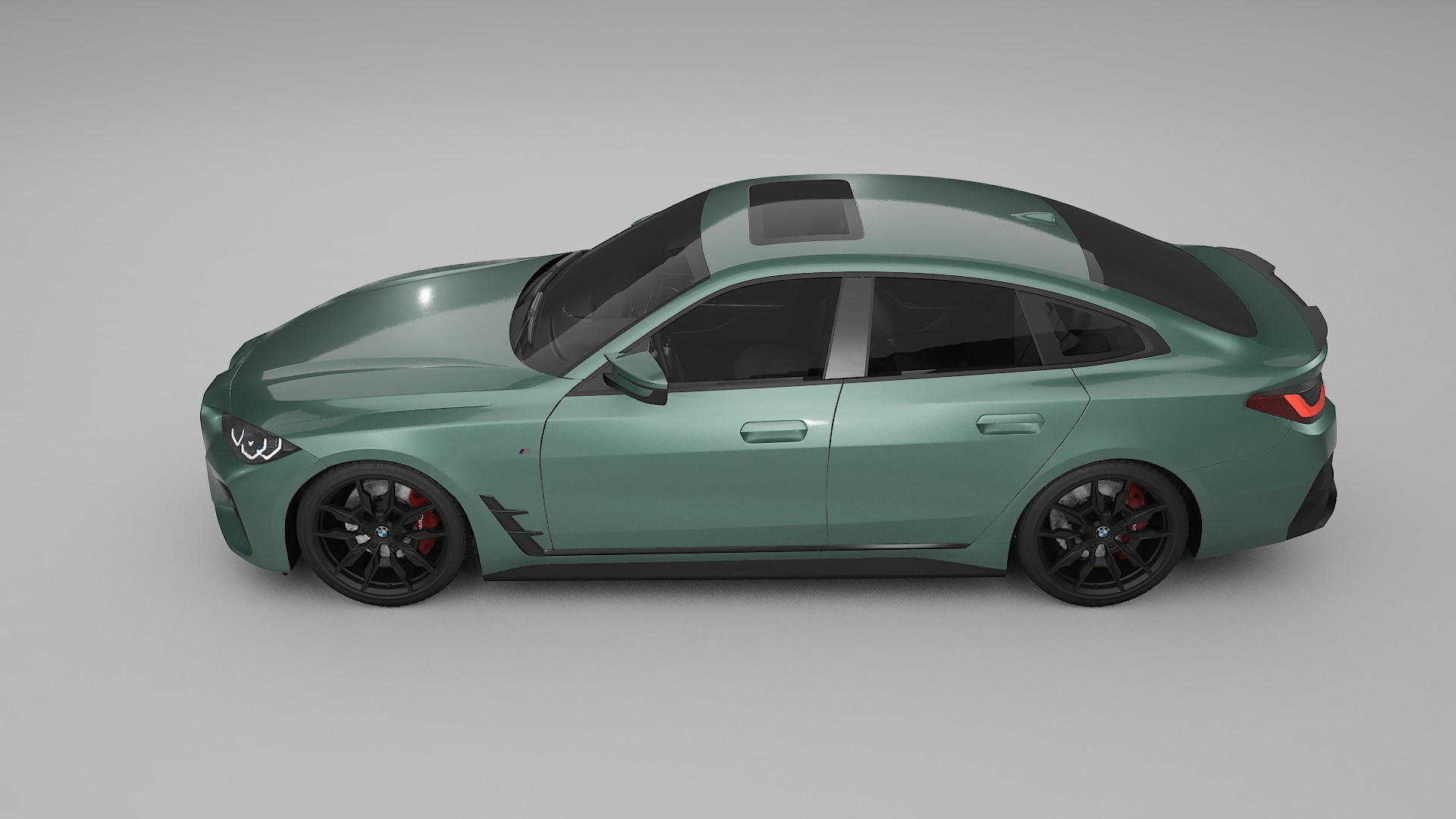 BMW I4 G26 M Package TPU Lackskyddsfilm | EVERGREEN Färgskiftande PPF – Komplett Förskuret Kit