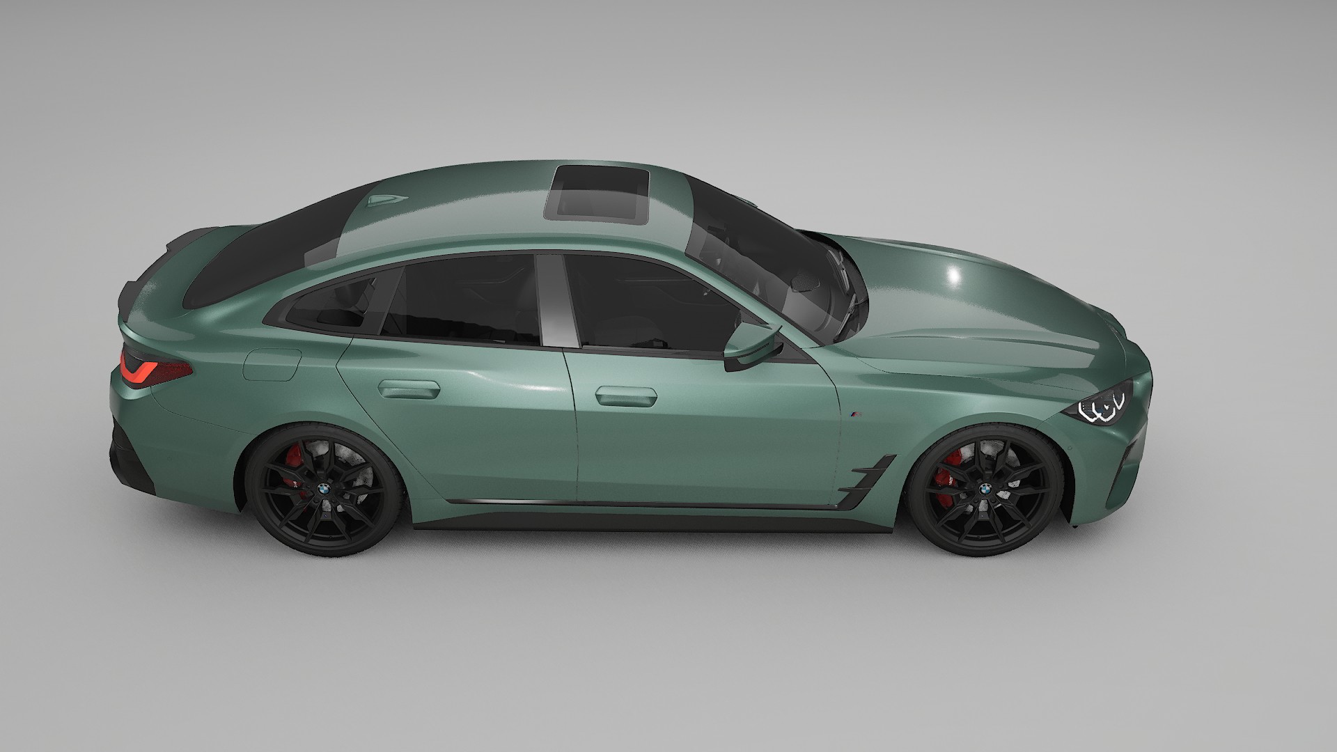 BMW I4 G26 M Package TPU Lackskyddsfilm | EVERGREEN Färgskiftande PPF – Komplett Förskuret Kit