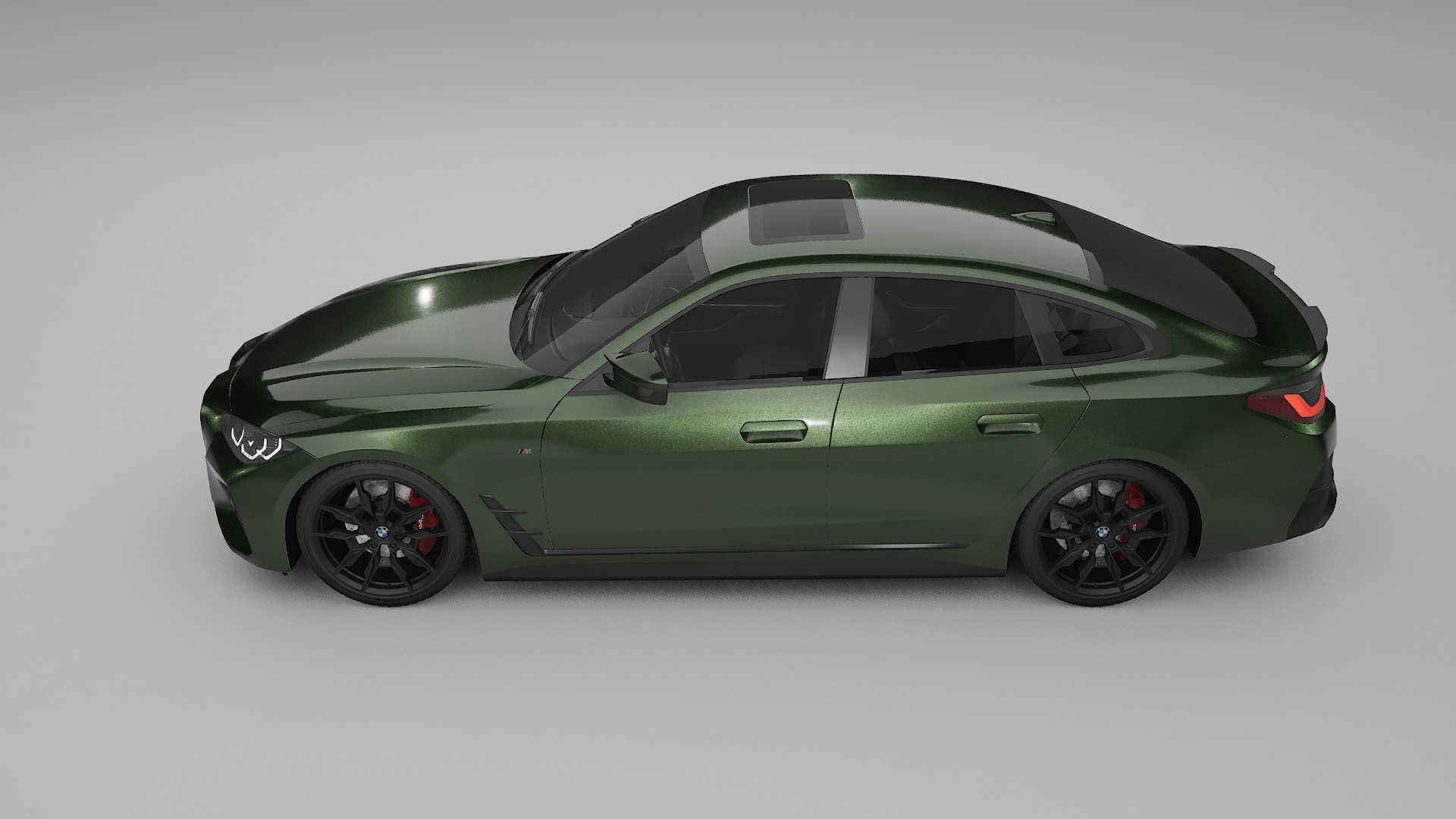 BMW I4 G26 M Package TPU Lackskyddsfilm | LAGOON Färgskiftande PPF – Komplett Förskuret Kit