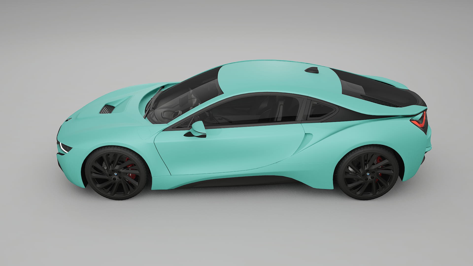 BMW I8 I12 TPU Lackskyddsfilm | FROST Färgskiftande PPF – Komplett Förskuret Kit