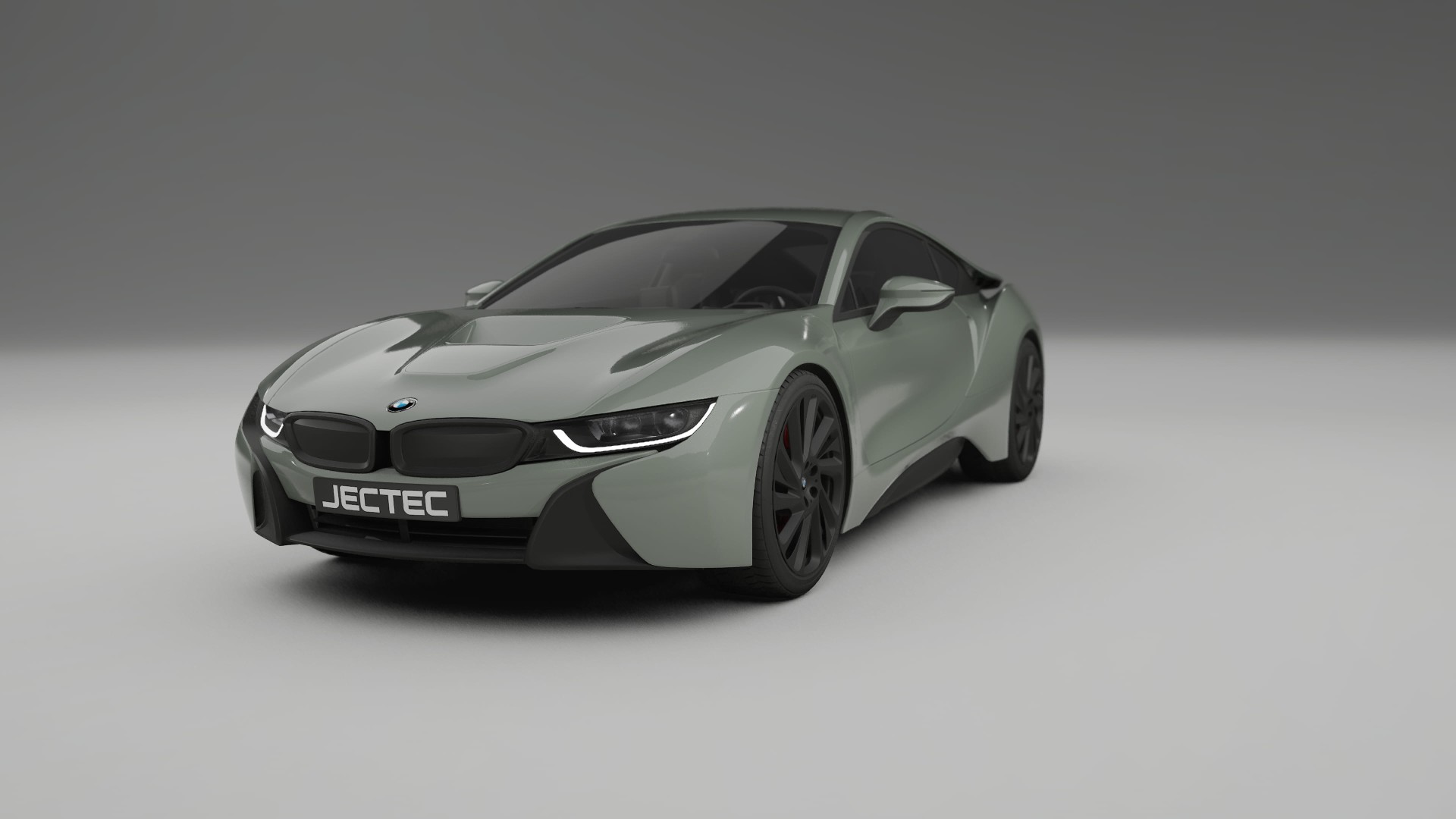 BMW I8 I12 TPU Lackskyddsfilm | SLATE Färgskiftande PPF – Komplett Förskuret Kit