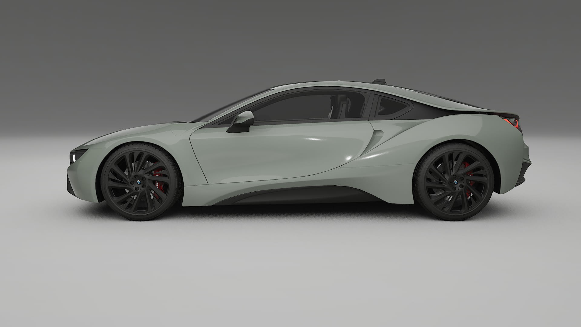 BMW I8 I12 TPU Lackskyddsfilm | SLATE Färgskiftande PPF – Komplett Förskuret Kit