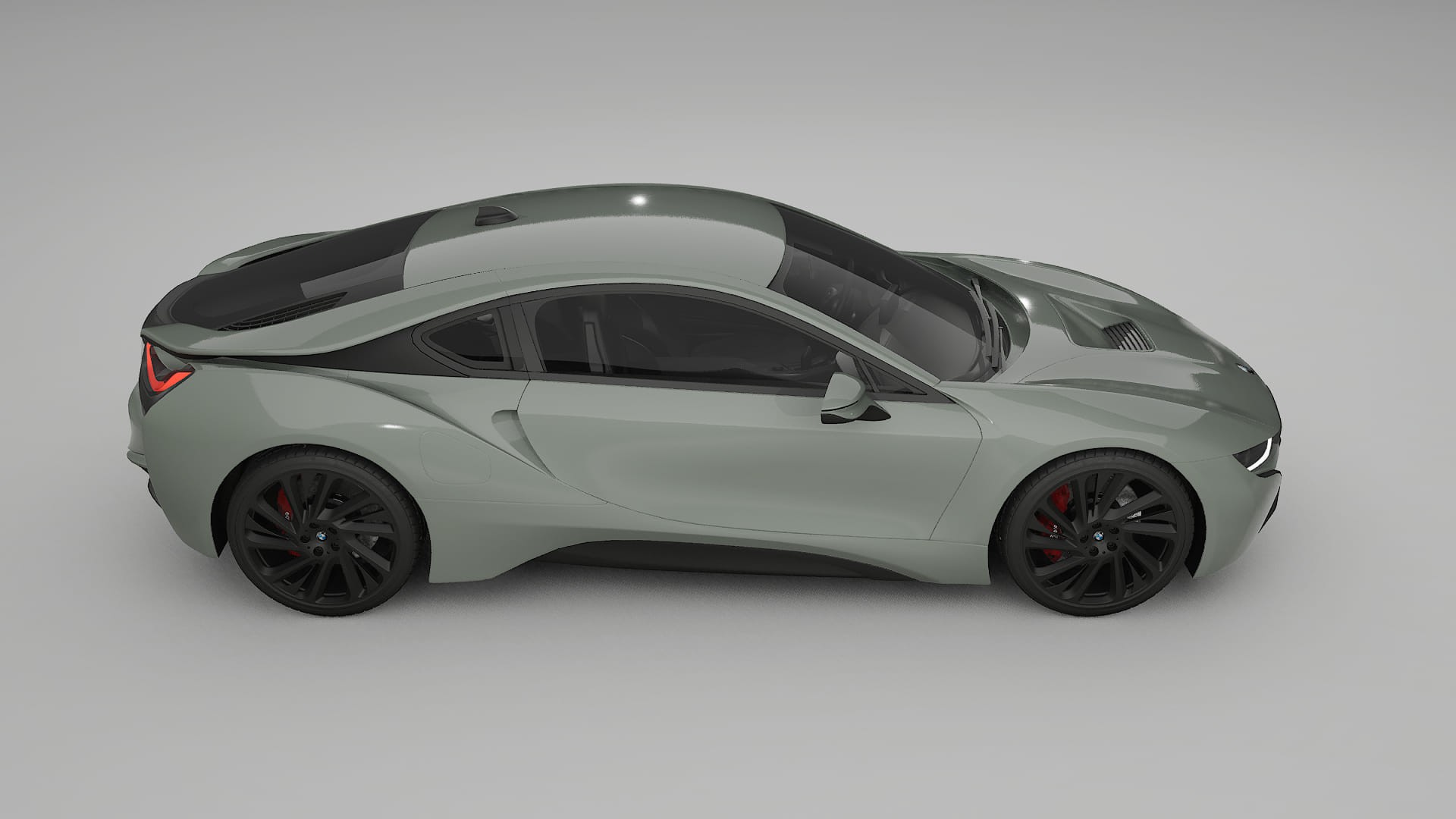 BMW I8 I12 TPU Lackskyddsfilm | SLATE Färgskiftande PPF – Komplett Förskuret Kit