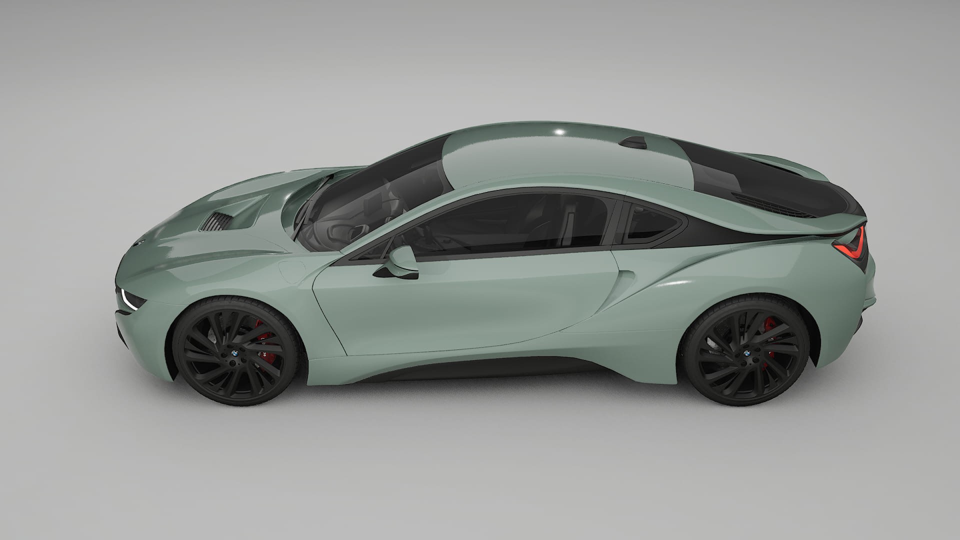 BMW I8 I12 TPU Lackskyddsfilm | CINDER Färgskiftande PPF – Komplett Förskuret Kit