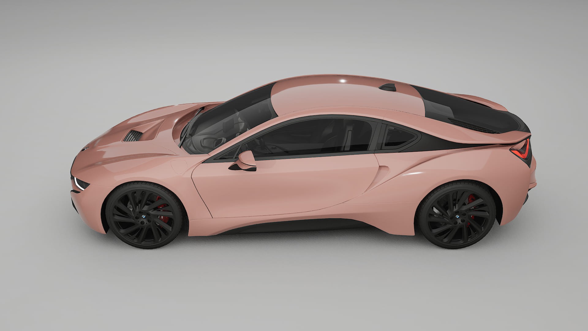 BMW I8 I12 TPU Lackskyddsfilm | BLUSH Färgskiftande PPF – Komplett Förskuret Kit