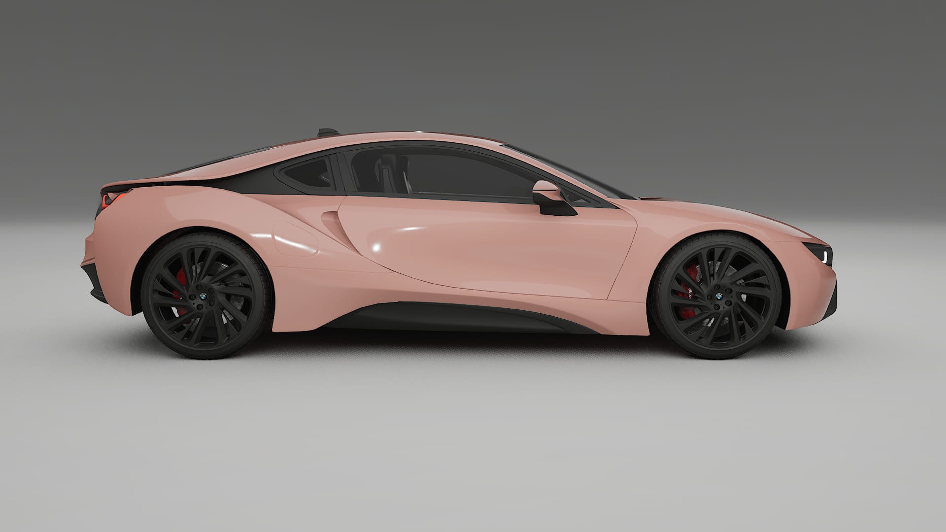 BMW I8 I12 TPU Lackskyddsfilm | BLUSH Färgskiftande PPF – Komplett Förskuret Kit