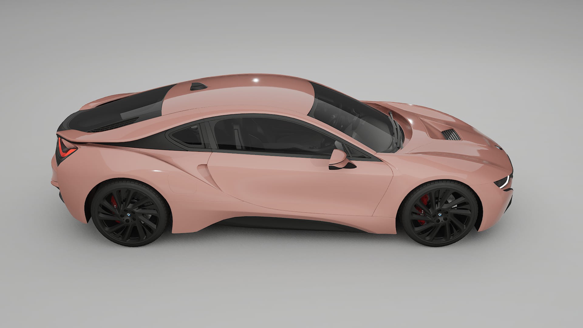 BMW I8 I12 TPU Lackskyddsfilm | BLUSH Färgskiftande PPF – Komplett Förskuret Kit