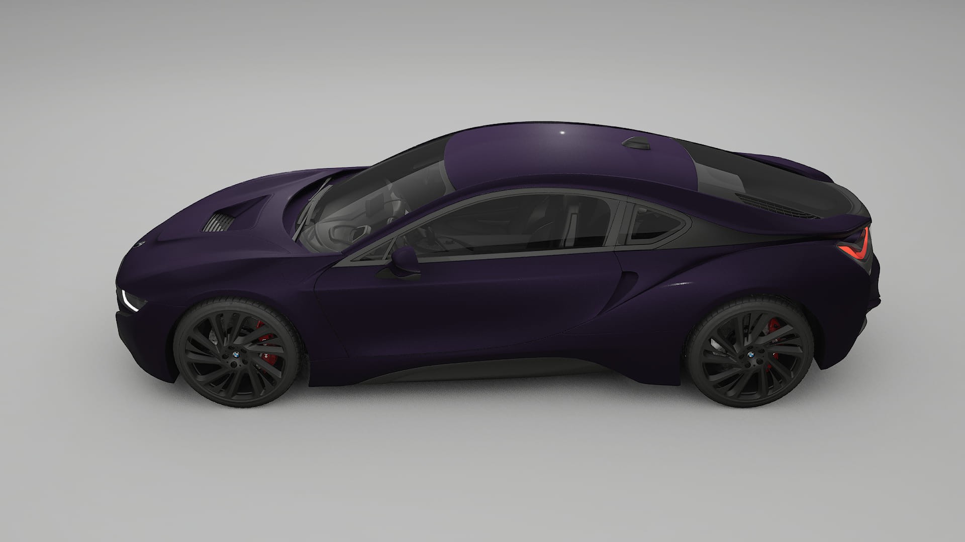 BMW I8 I12 TPU Lackskyddsfilm | VIOLET Färgskiftande PPF – Komplett Förskuret Kit