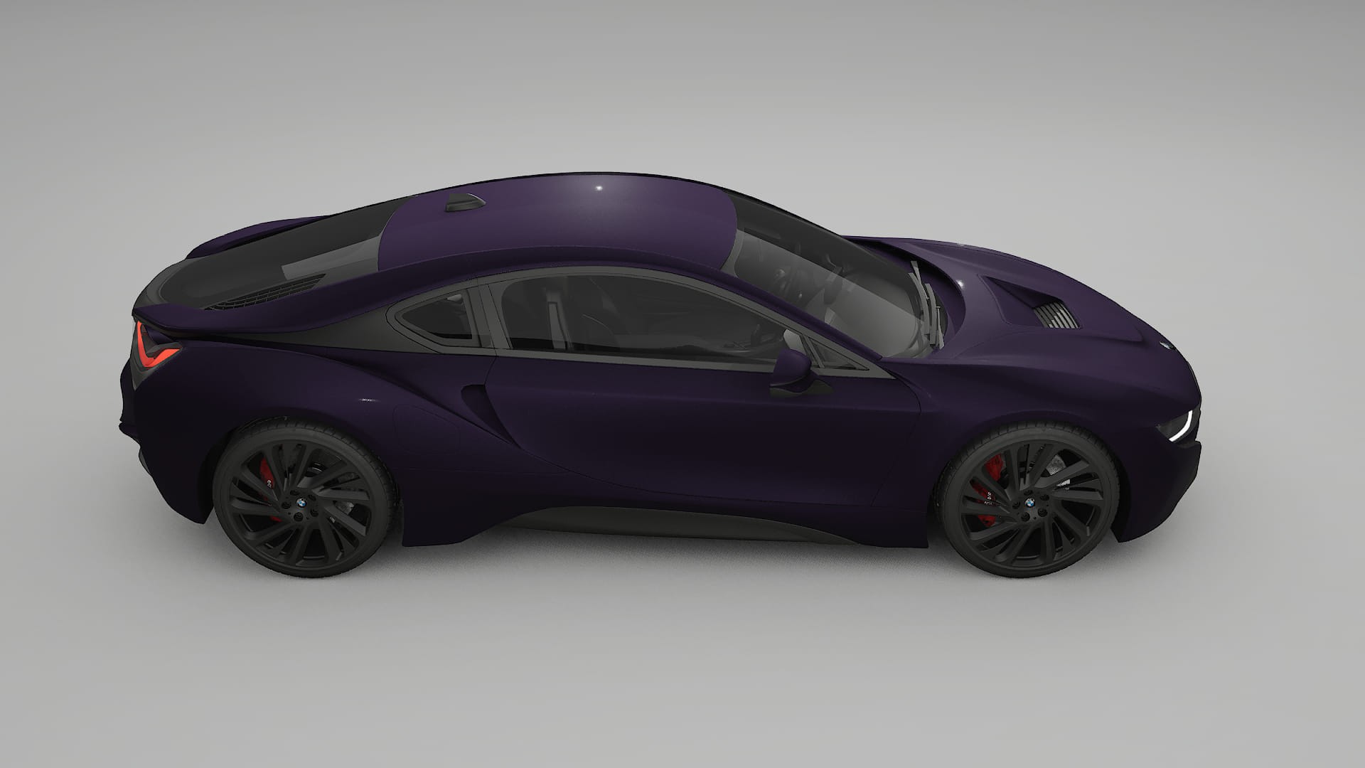BMW I8 I12 TPU Lackskyddsfilm | VIOLET Färgskiftande PPF – Komplett Förskuret Kit