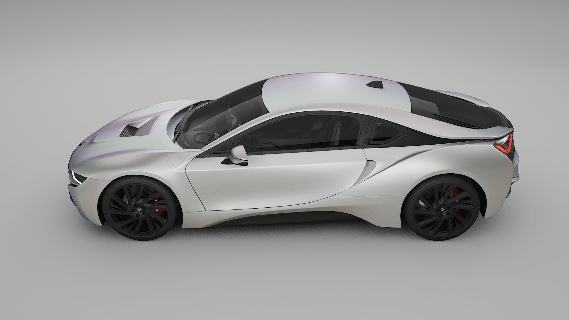 BMW I8 I12 TPU Lackskyddsfilm | NEBULA Färgskiftande PPF – Komplett Förskuret Kit