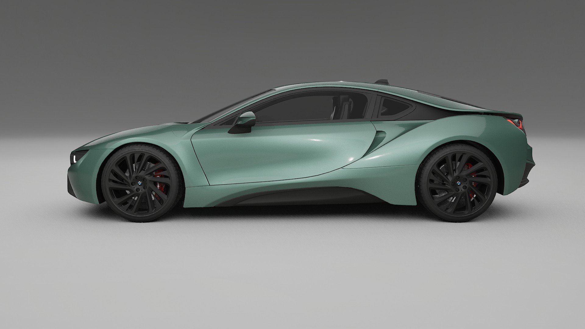 BMW I8 I12 TPU Lackskyddsfilm | EVERGREEN Färgskiftande PPF – Komplett Förskuret Kit