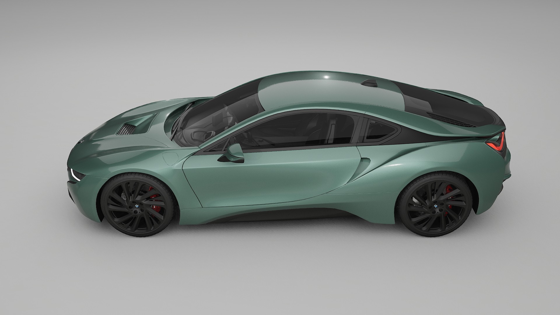 BMW I8 I12 TPU Lackskyddsfilm | EVERGREEN Färgskiftande PPF – Komplett Förskuret Kit