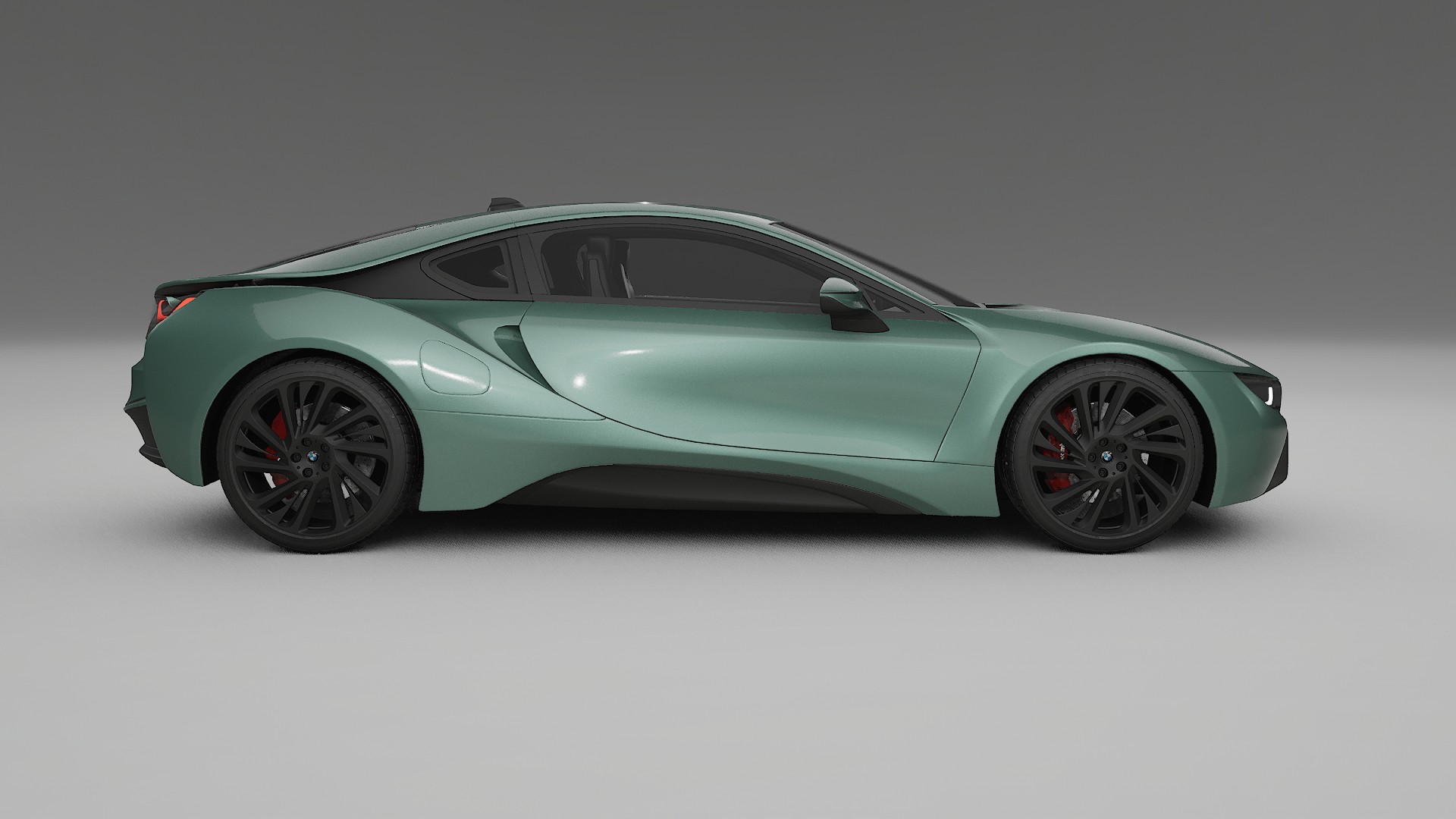 BMW I8 I12 TPU Lackskyddsfilm | EVERGREEN Färgskiftande PPF – Komplett Förskuret Kit