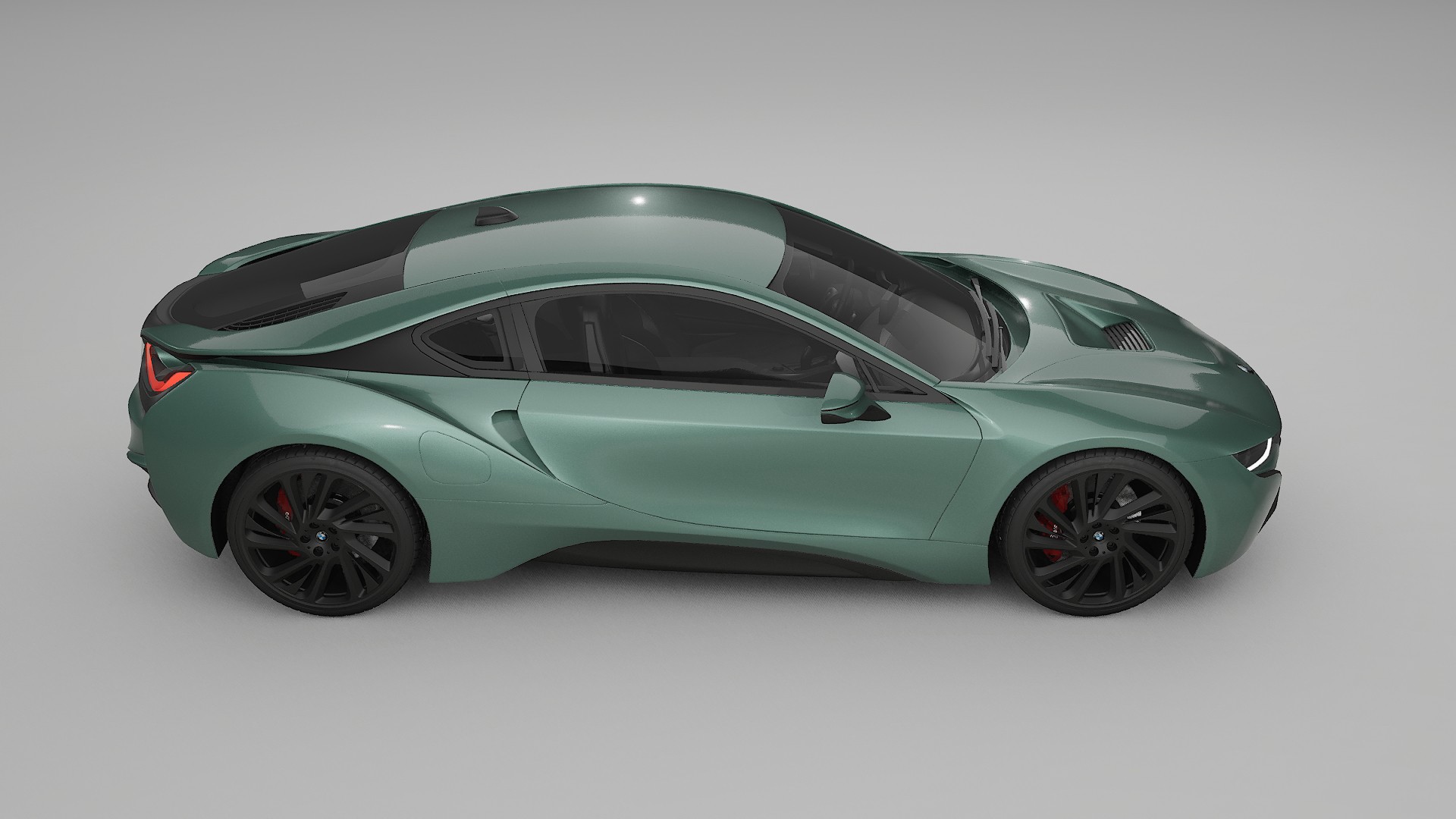 BMW I8 I12 TPU Lackskyddsfilm | EVERGREEN Färgskiftande PPF – Komplett Förskuret Kit