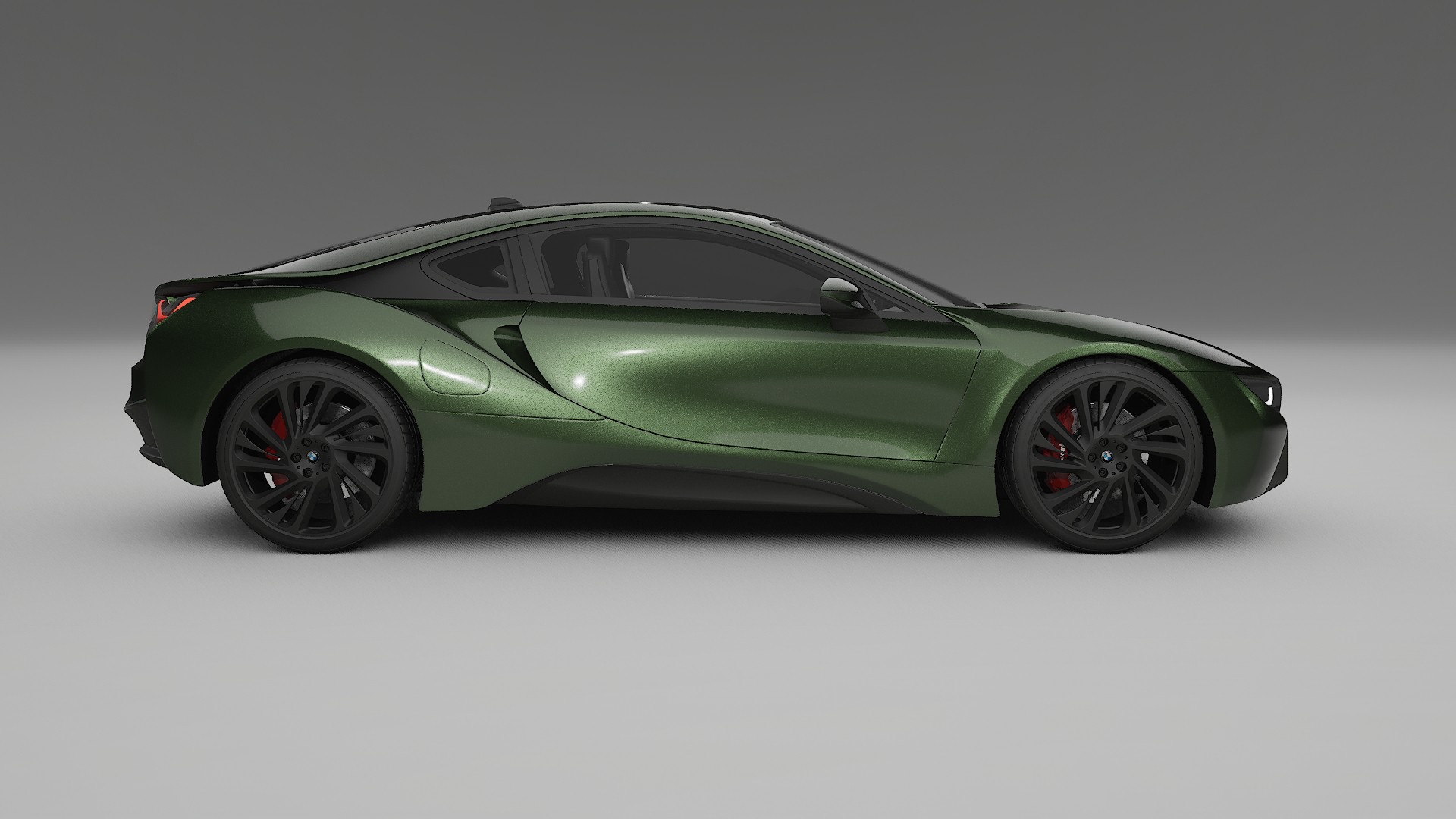 BMW I8 I12 TPU Lackskyddsfilm | LAGOON Färgskiftande PPF – Komplett Förskuret Kit