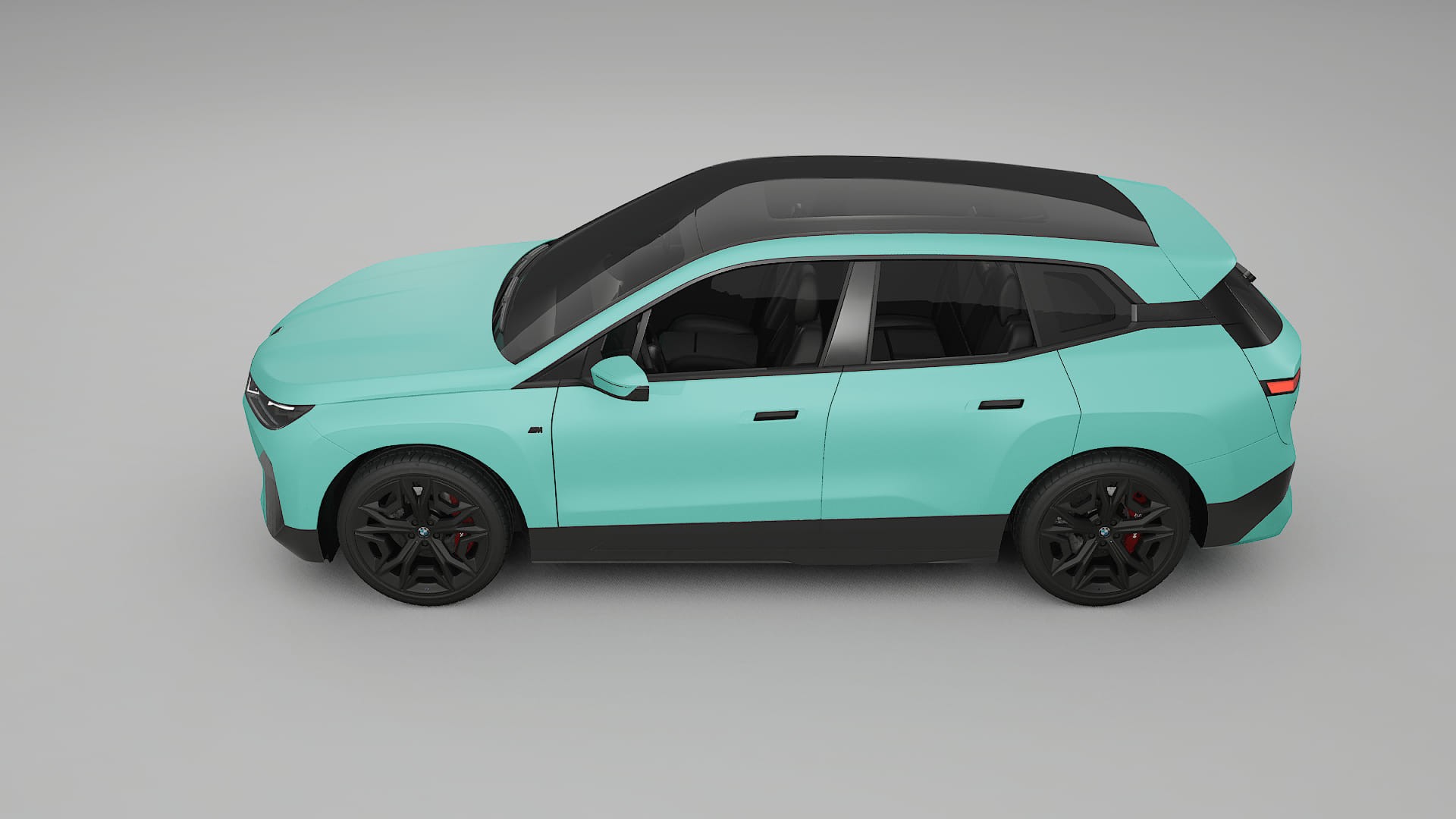 BMW iX M60 TPU Lackskyddsfilm | FROST Färgskiftande PPF – Komplett Förskuret Kit