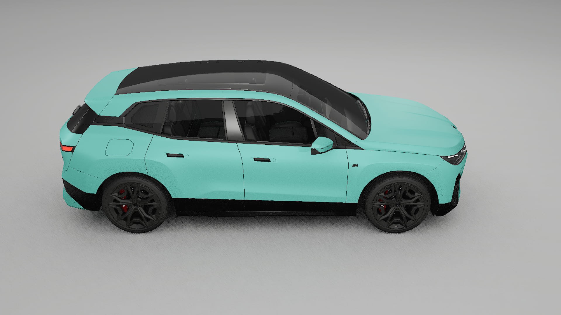 BMW iX M60 TPU Lackskyddsfilm | FROST Färgskiftande PPF – Komplett Förskuret Kit