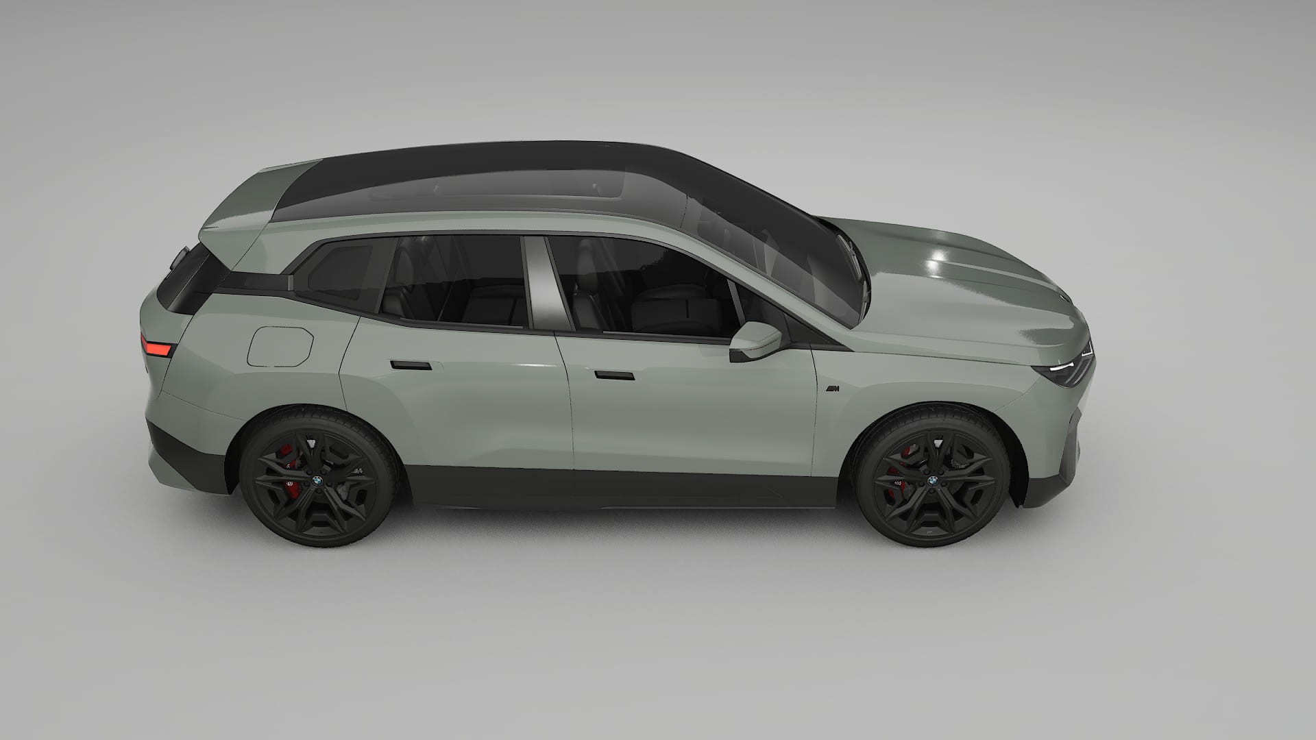 BMW iX M60 TPU Lackskyddsfilm | SLATE Färgskiftande PPF – Komplett Förskuret Kit