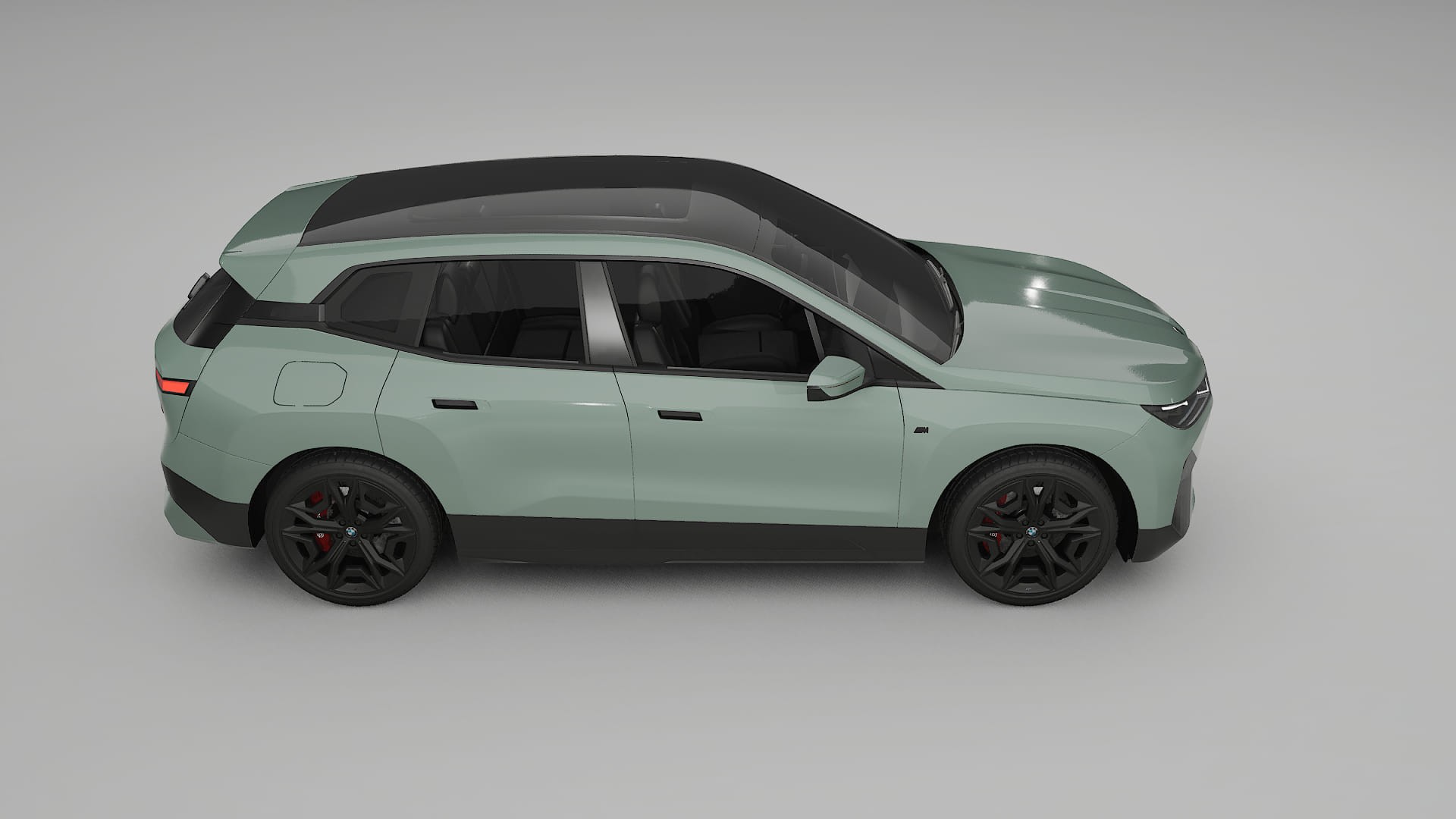 BMW iX M60 TPU Lackskyddsfilm | CINDER Färgskiftande PPF – Komplett Förskuret Kit